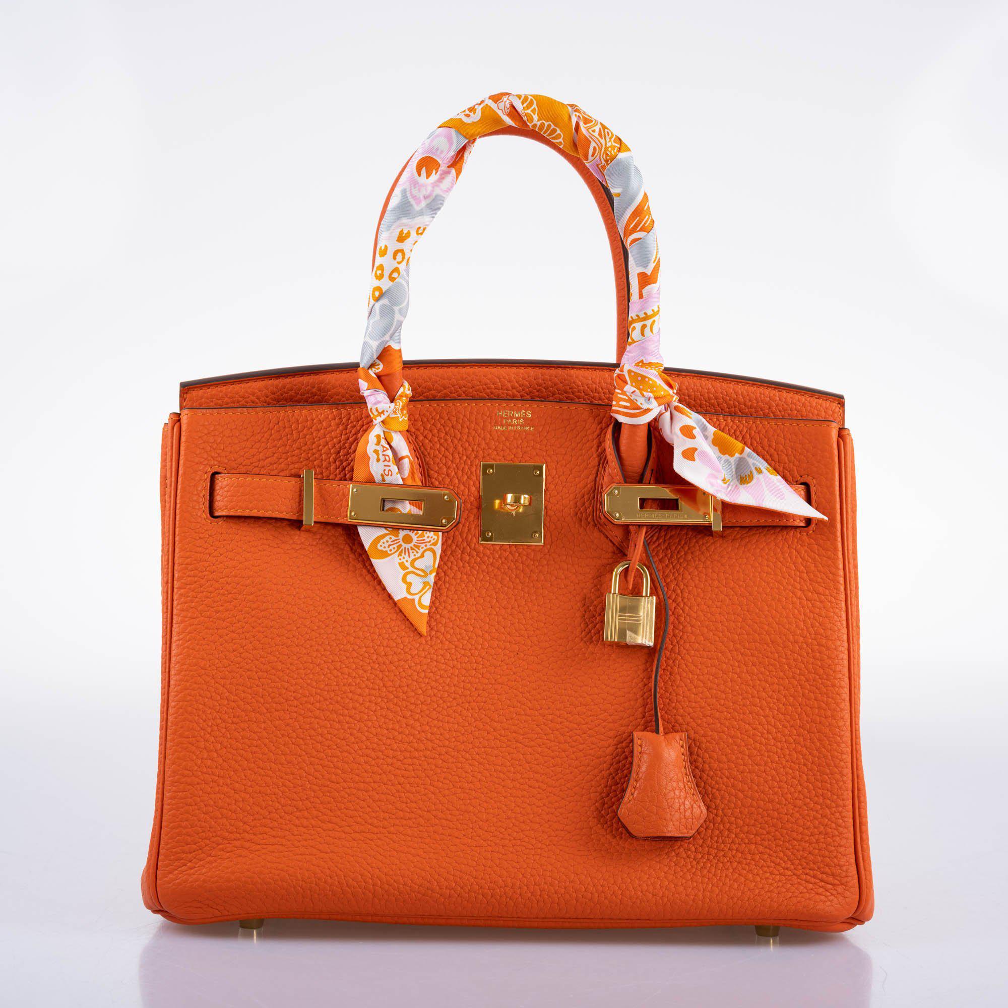 Hermès Birkin 30 Feu Togo Gold Hardware - 2020, Y