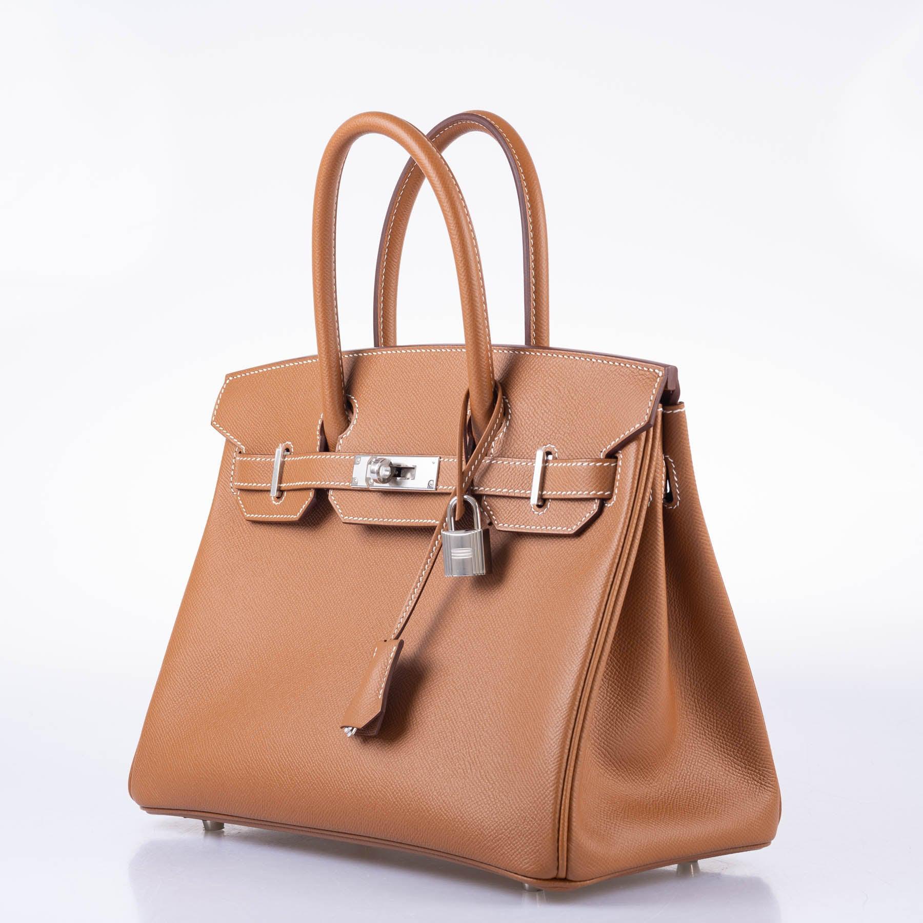 Hermès Birkin 30 Gold Epsom with Palladium Hardware
