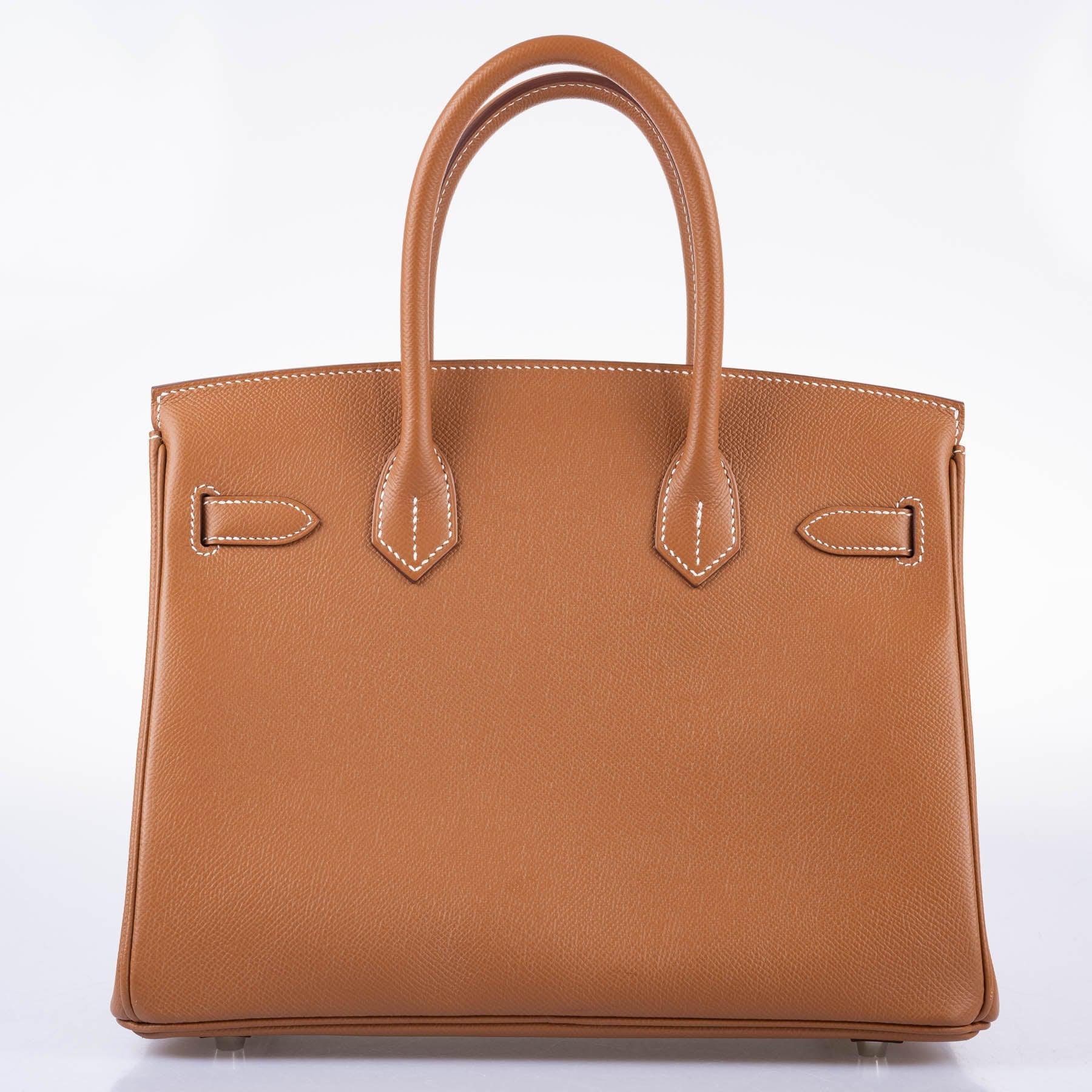 Hermès Birkin 30 Gold Epsom with Palladium Hardware