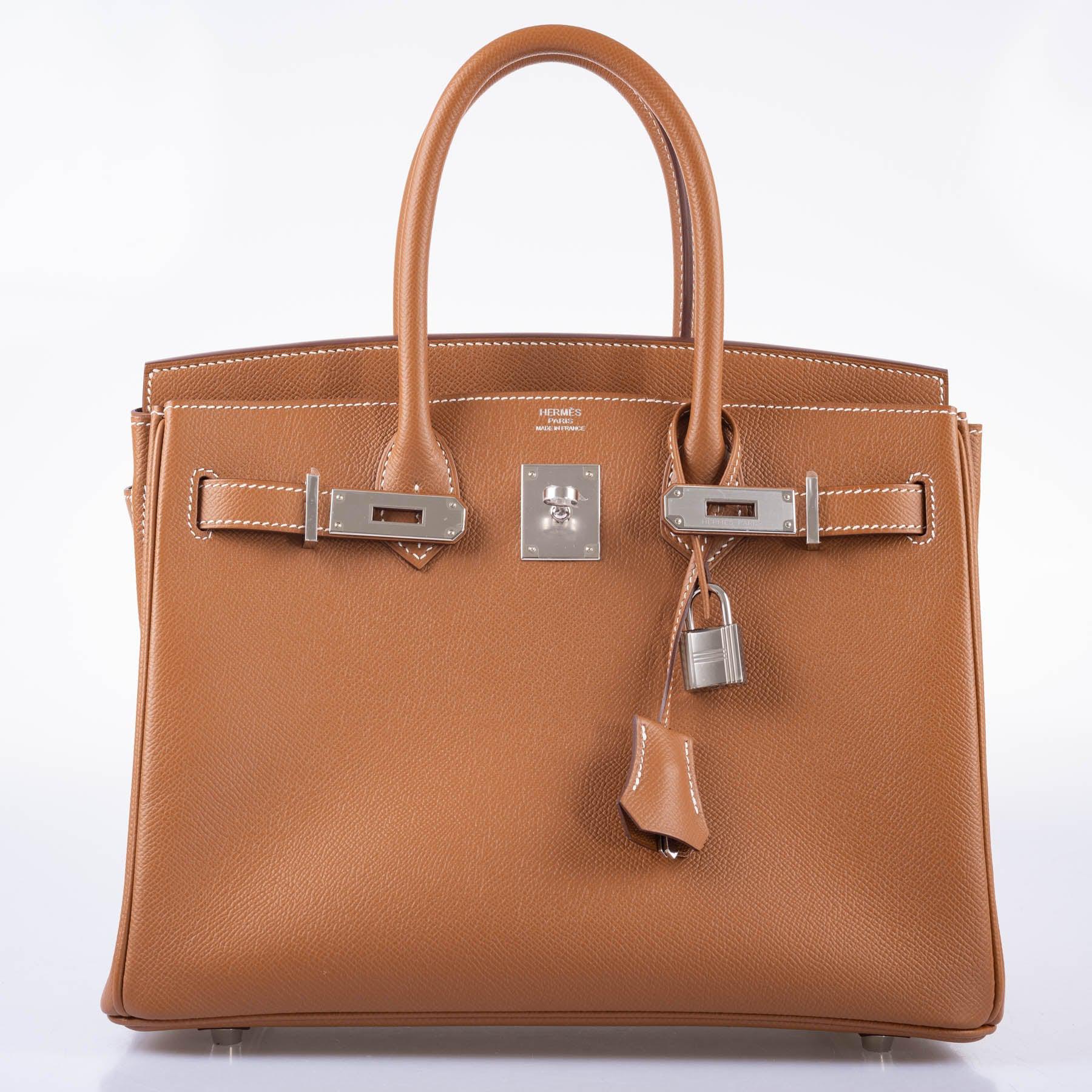 Hermès Birkin 30 Gold Epsom with Palladium Hardware