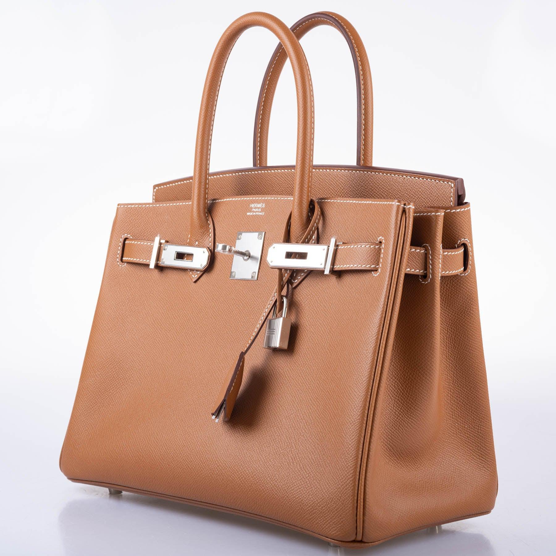 Hermès Birkin 30 Gold Epsom with Palladium Hardware
