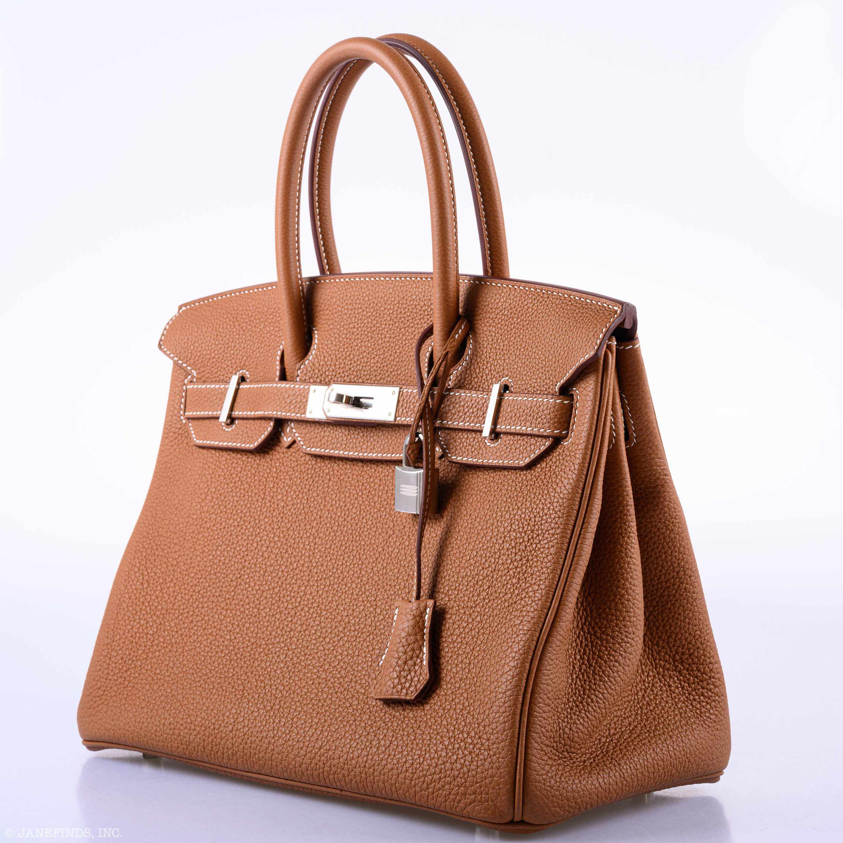 Hermès Birkin 30 Gold Togo Palladium Hardware - 2019, D