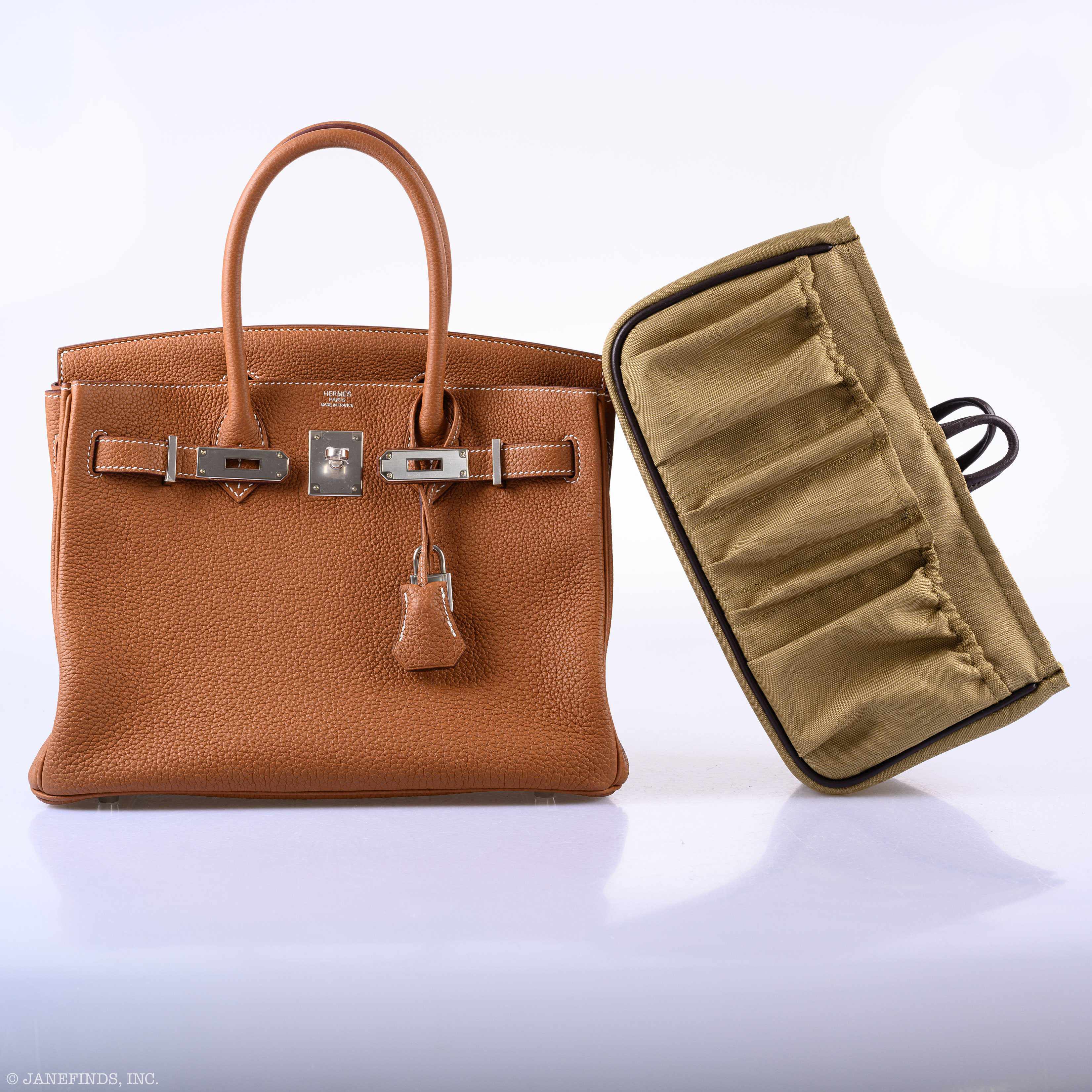 Hermès Birkin 30 Gold Togo Palladium Hardware - 2019, D