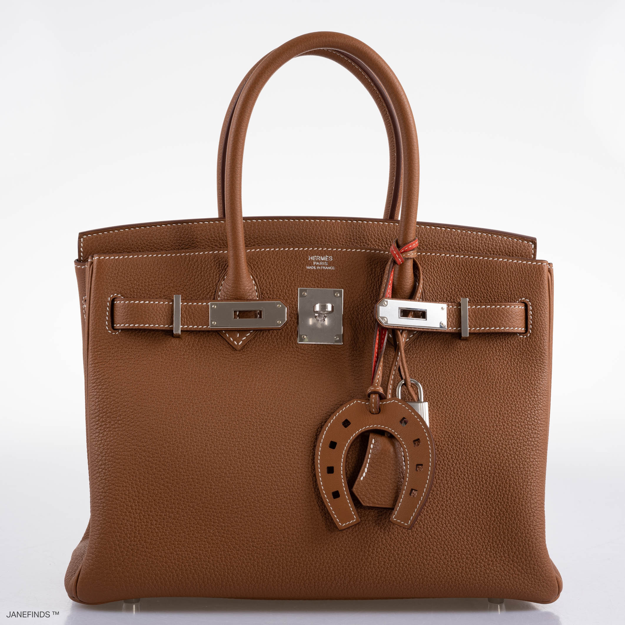 Hermès Birkin 30 Gold Togo with Palladium Hardware - 2020, Y