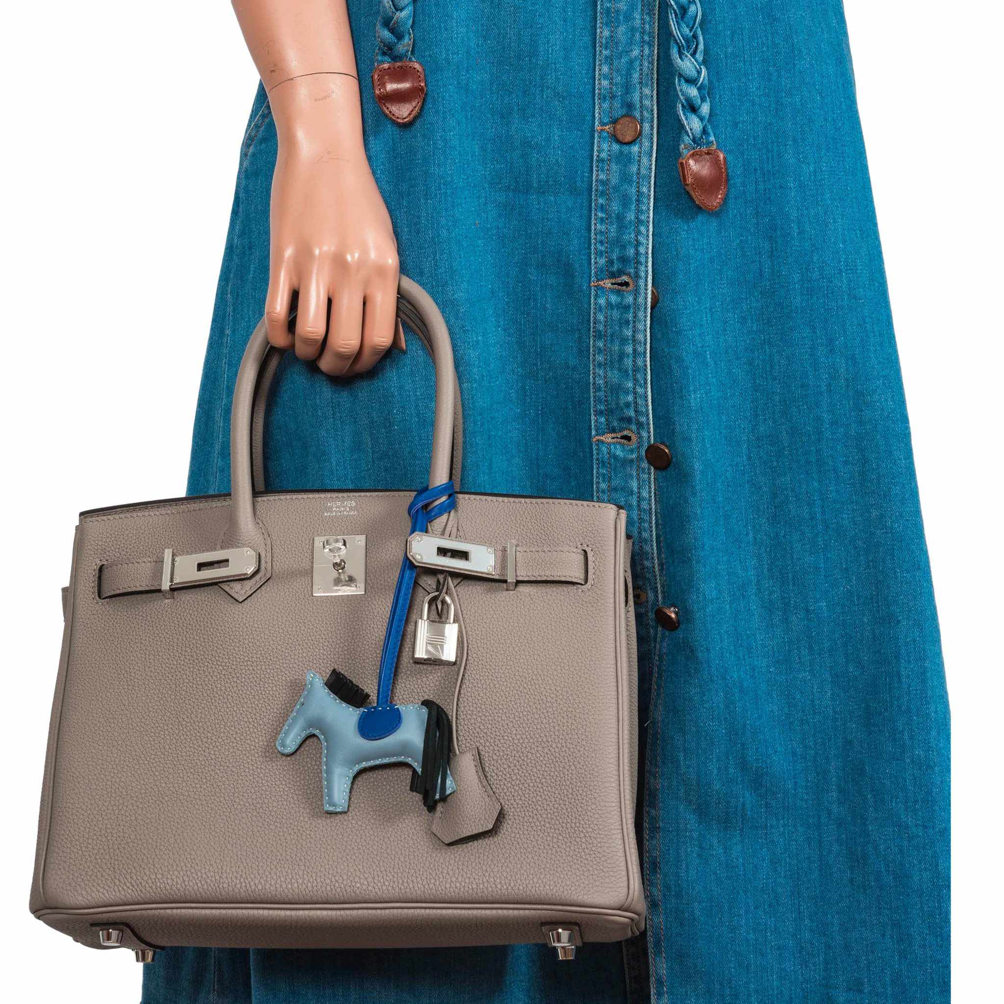 Hermès Birkin 30 Gris Asphalte Togo Palladium Hardware