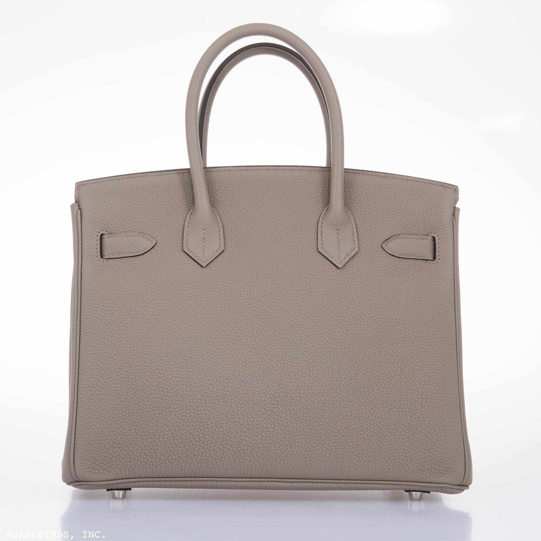 Hermès Birkin 30 Gris Asphalte Togo Palladium Hardware