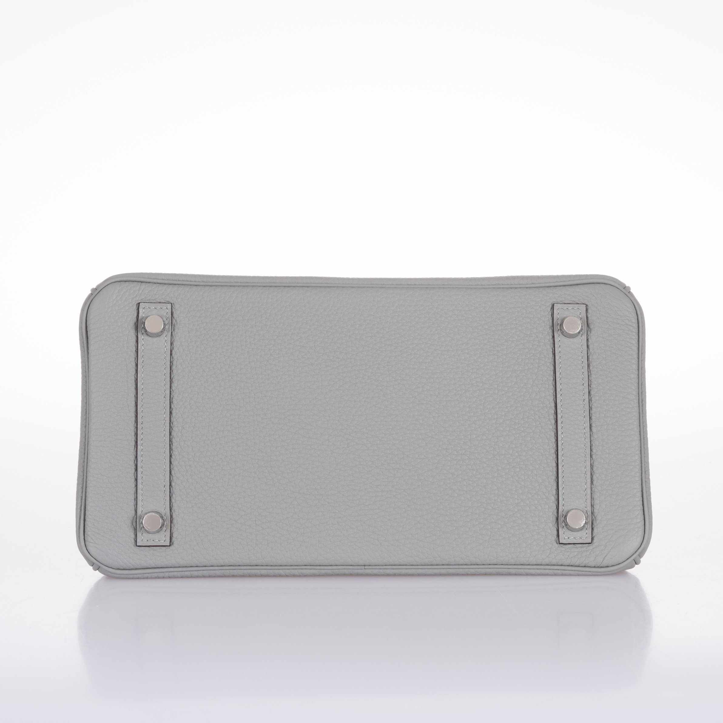 Hermès Birkin 30 Gris Mouette Gray Togo Palladium Hardware