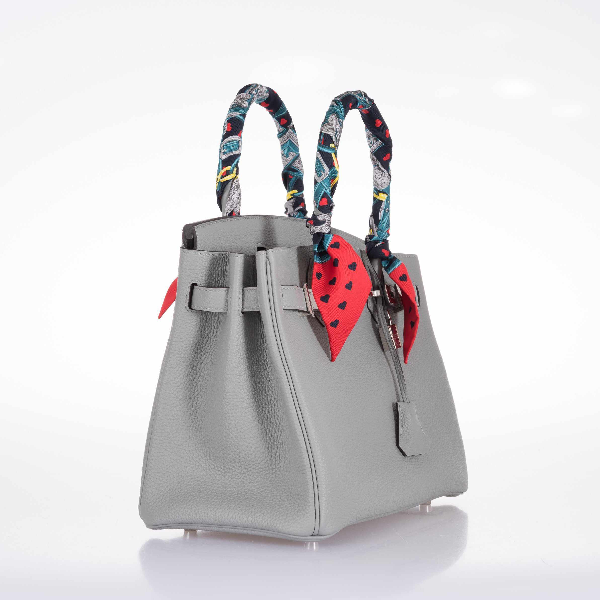 Hermès Birkin 30 Gris Mouette Gray Togo Palladium Hardware