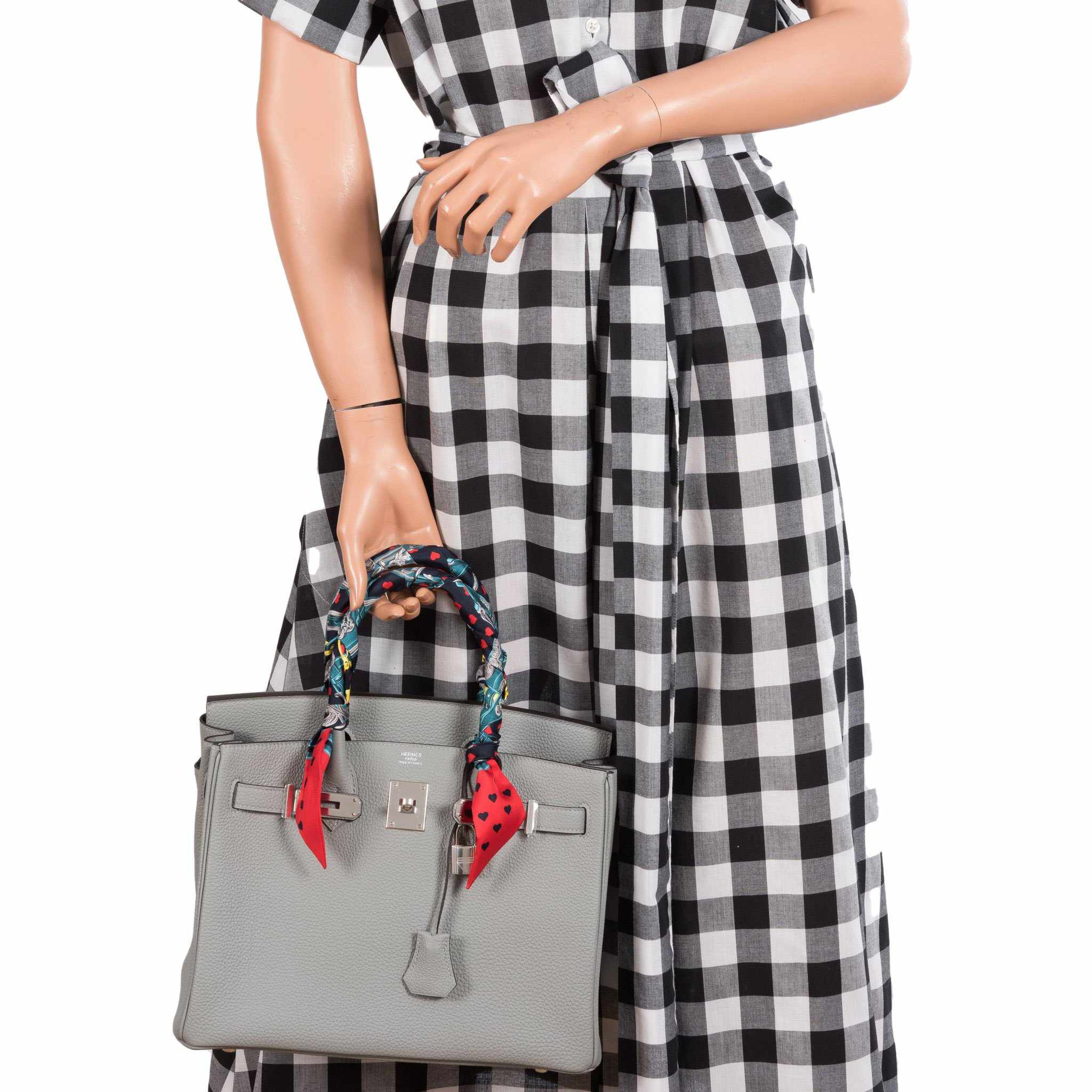 Hermès Birkin 30 Gris Mouette Togo Palladium Hardware