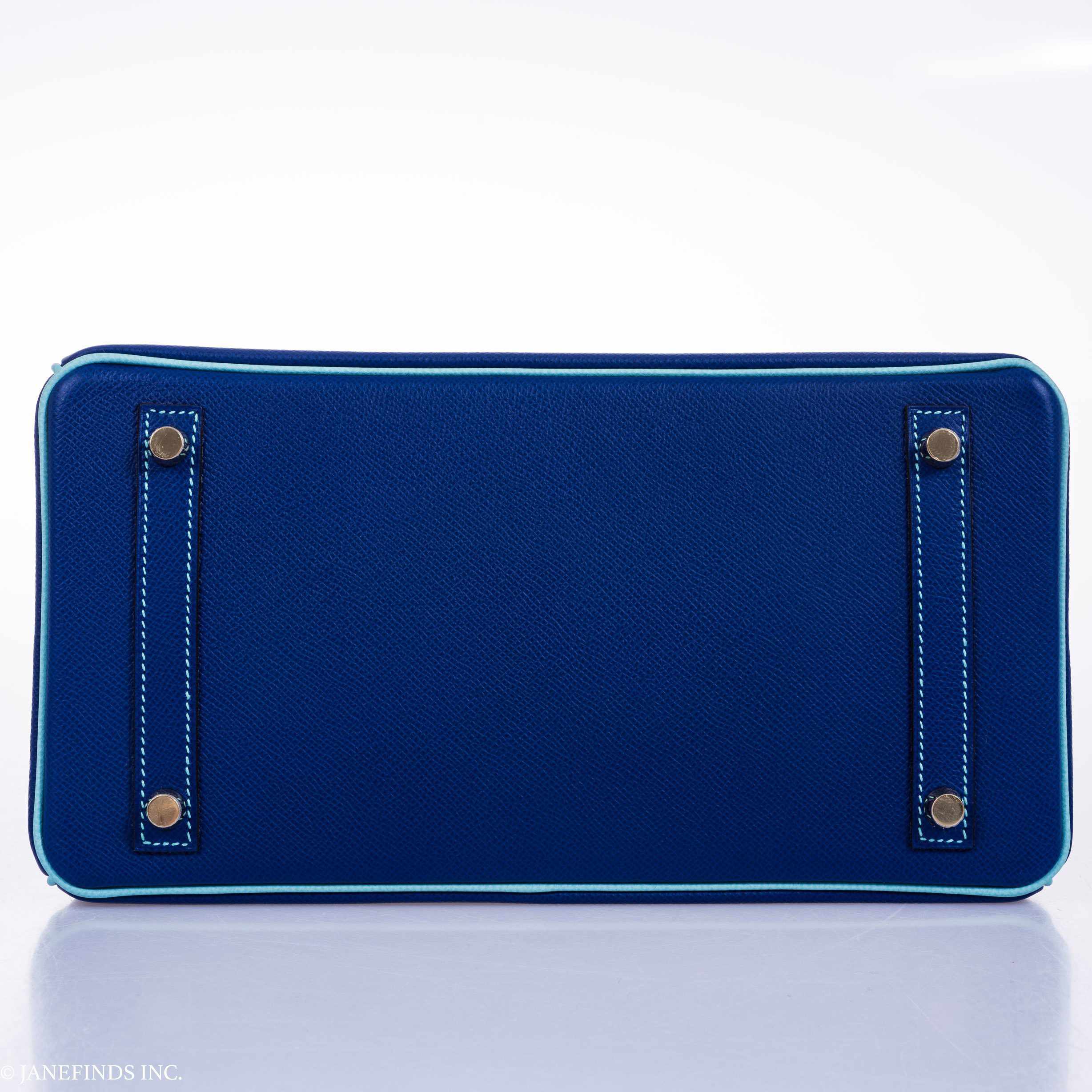 Hermès Birkin 30 HSS Blue Electric & Blue Atoll Epsom Gold Hardware