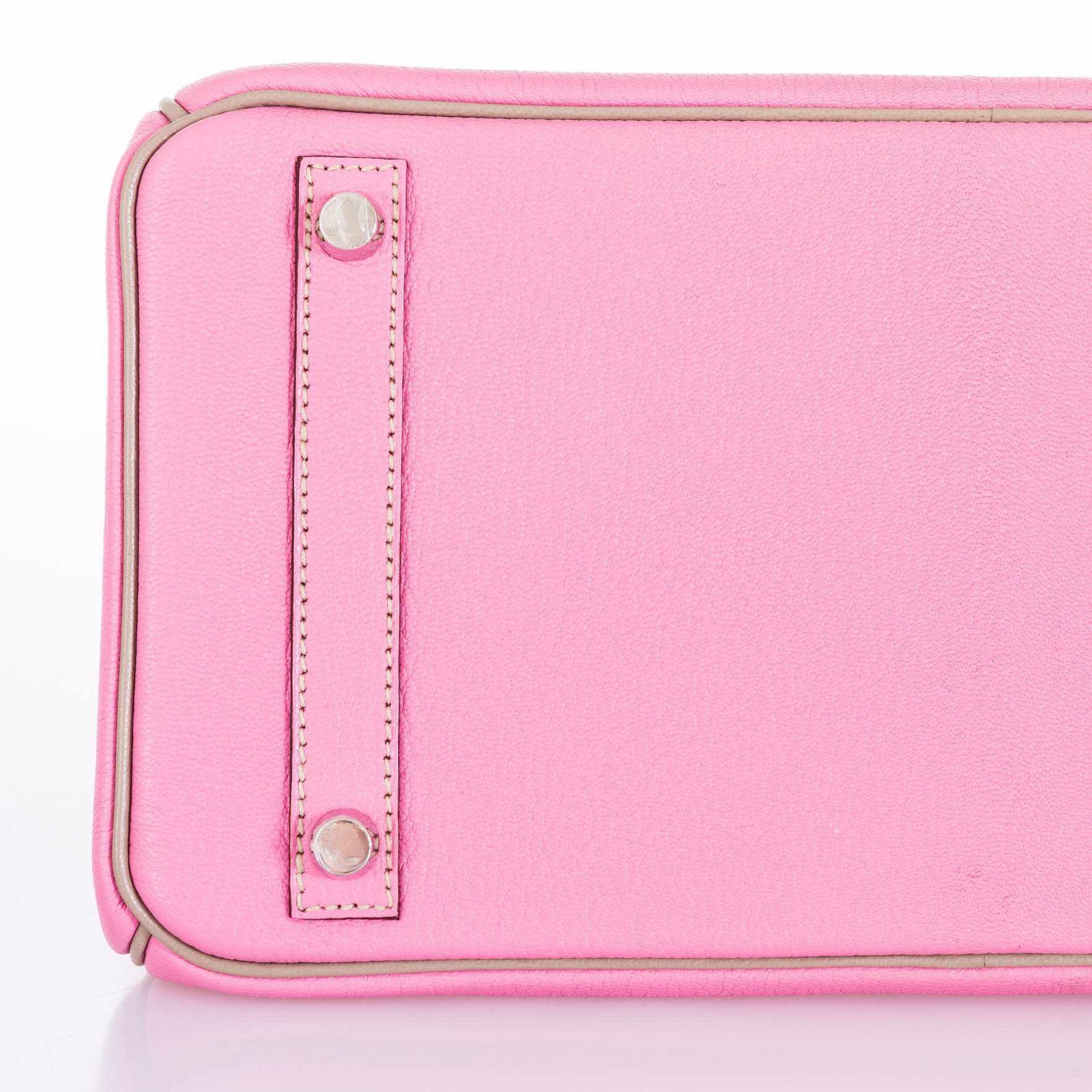 Hermès Birkin 30 HSS Bubblegum Pink And Gris Tourterelle Chevre Palladium Hardware