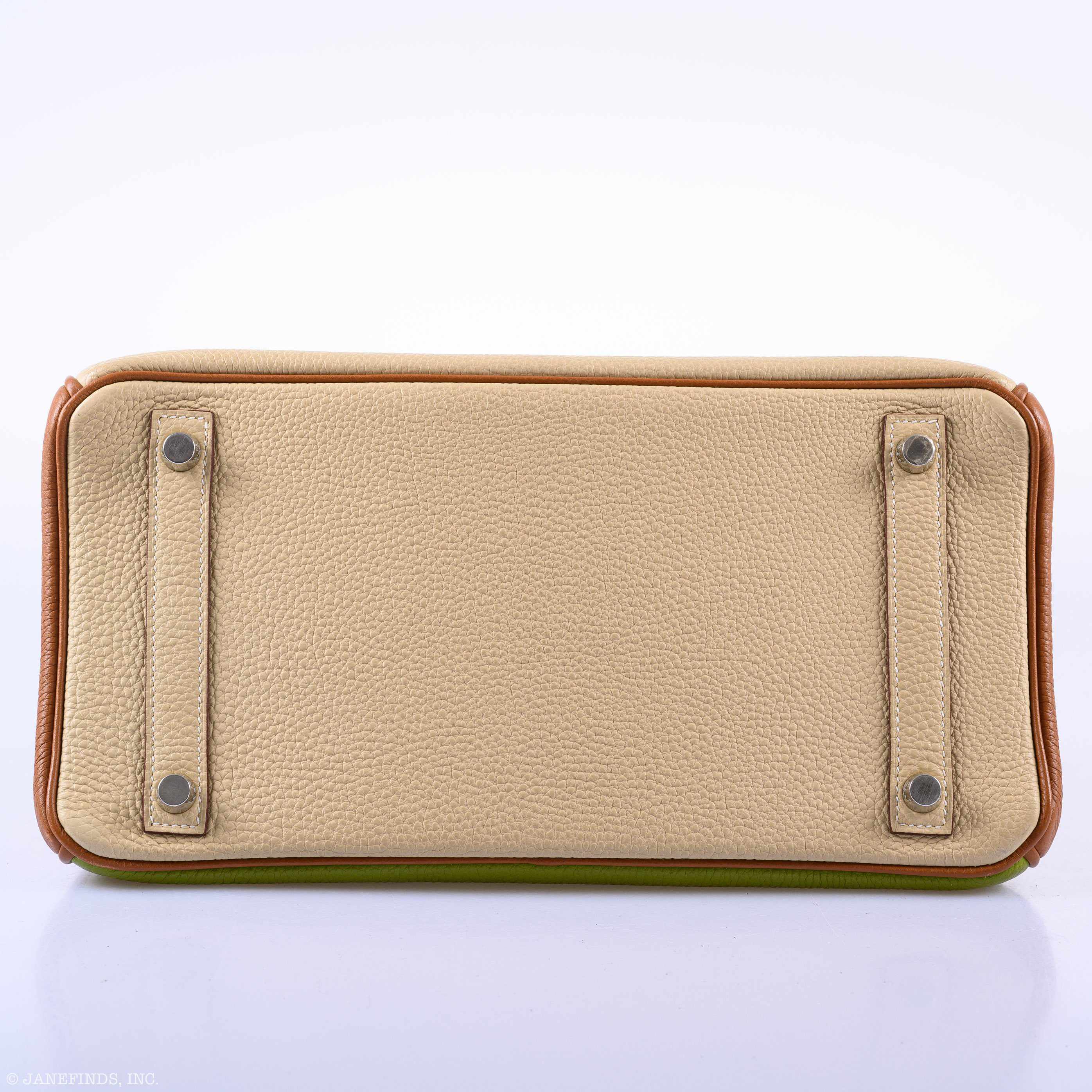 Hermès Birkin 30 HSS Gold, Vert Anis & Argile Togo Brushed Palladium Hardware