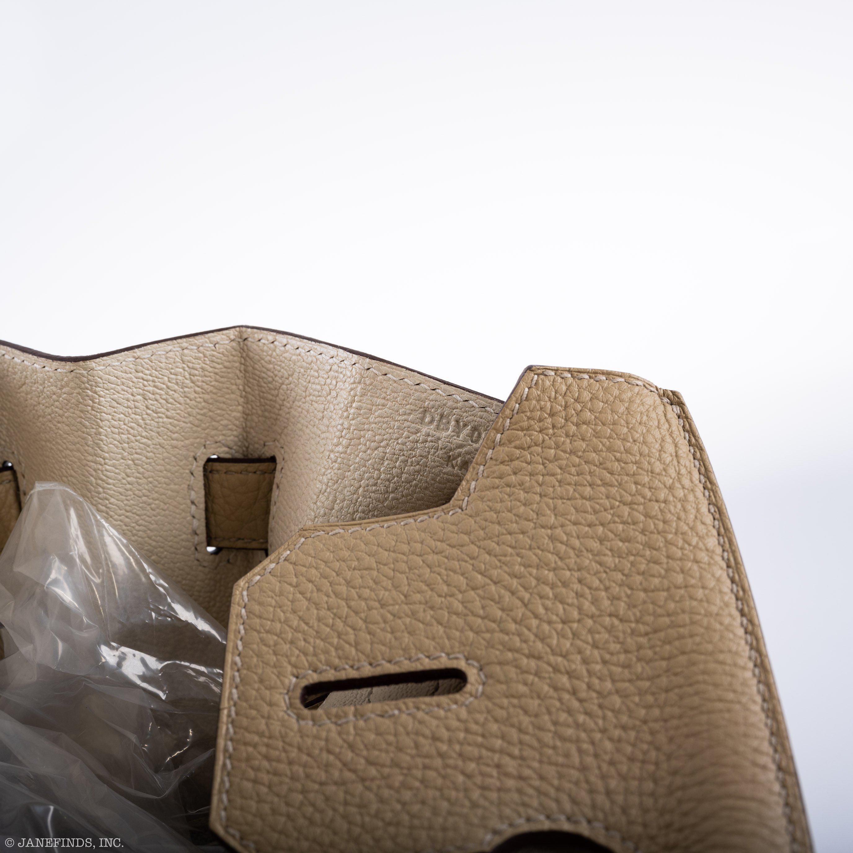 Hermès Birkin 30 HSS Trench & Craie Piping Togo Brushed Gold Hardware - 2016, X