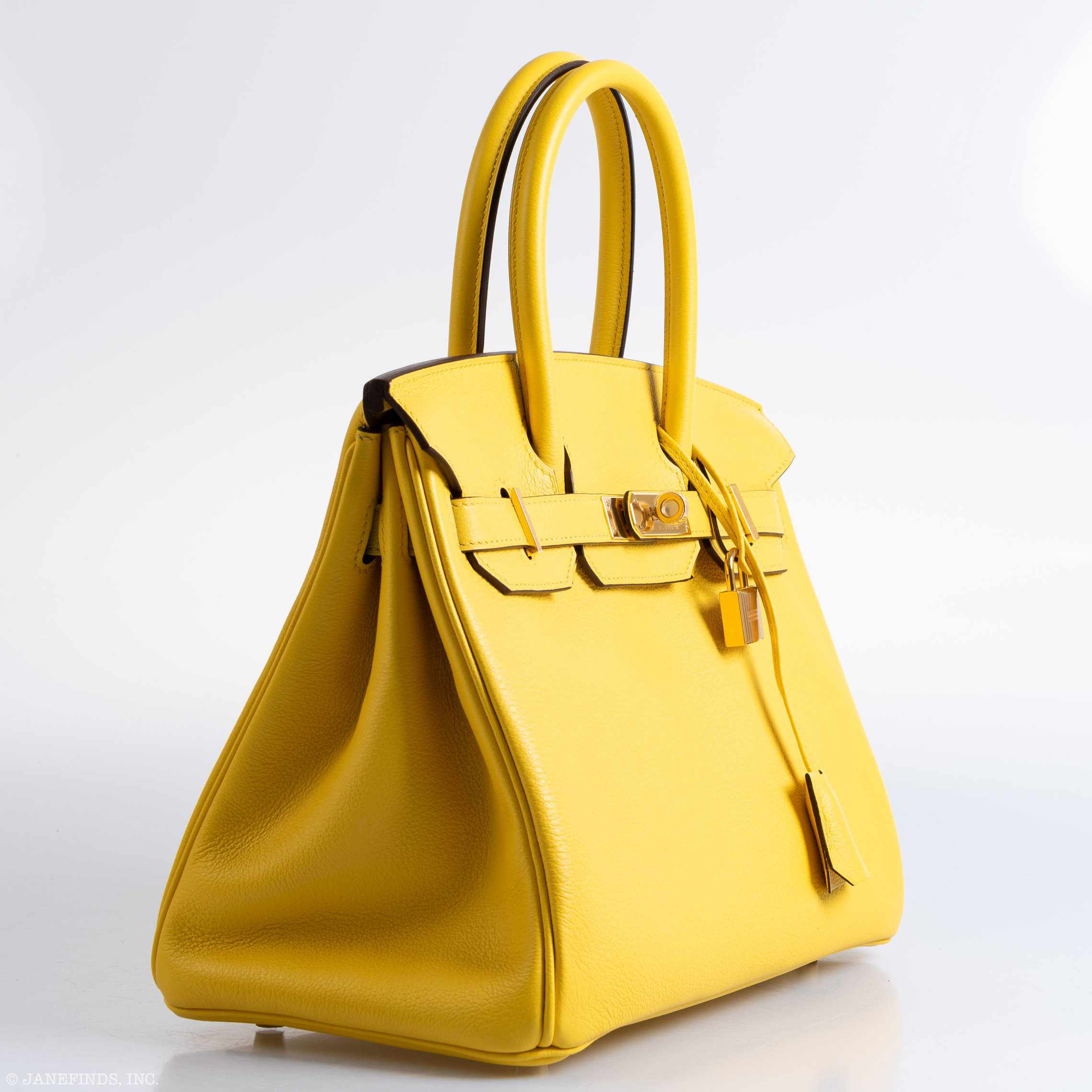 Hermès Birkin 30 Jaune De Naples Taurillon Novillo Gold Hardware