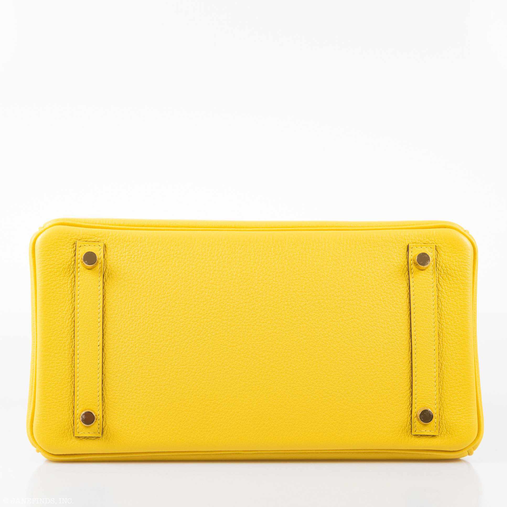 Hermès Birkin 30 Jaune de Naples Taurillon Novillo Gold Hardware