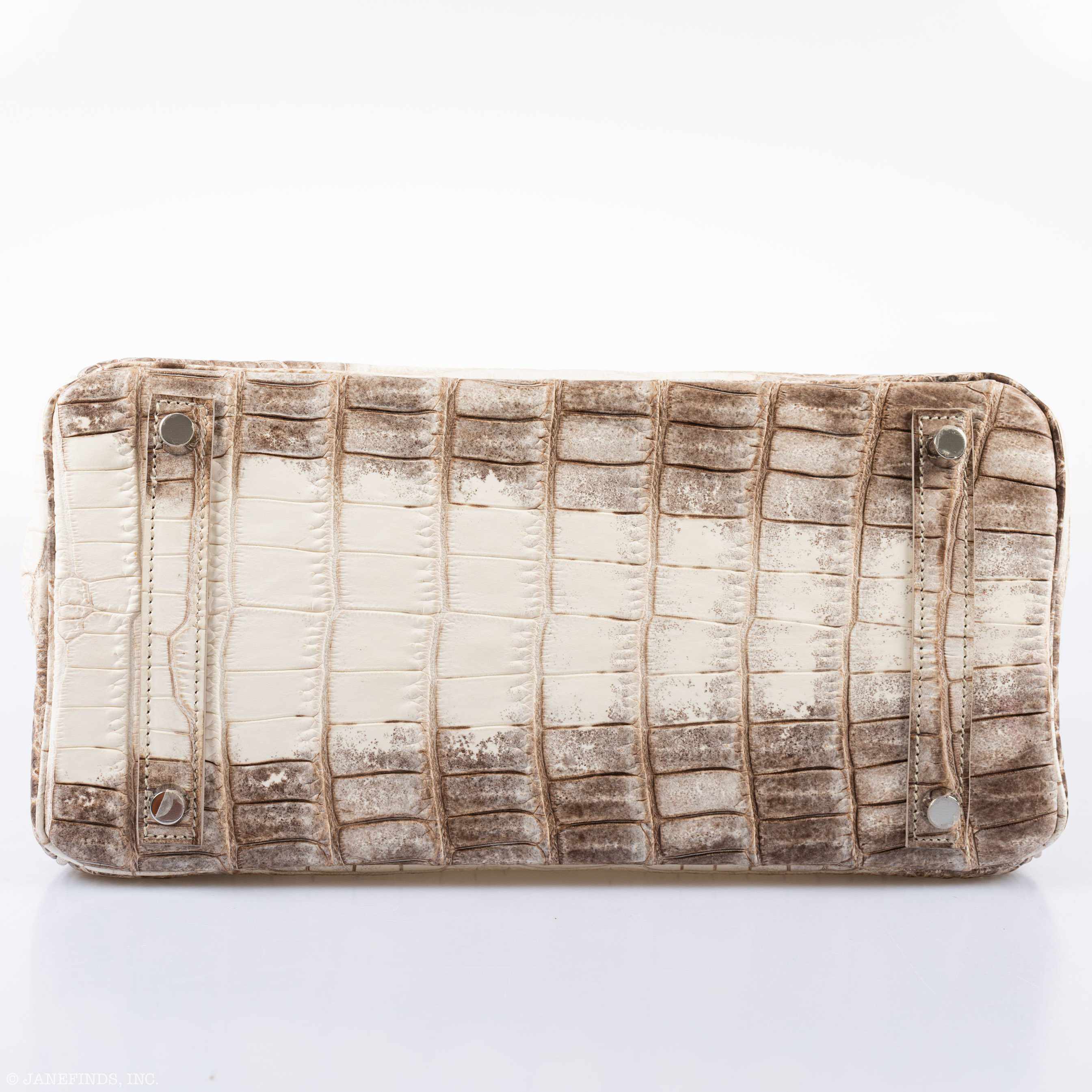 Hermès Birkin 30 Matte Himalaya Niloticus Crocodile Palladium Hardware - 2011