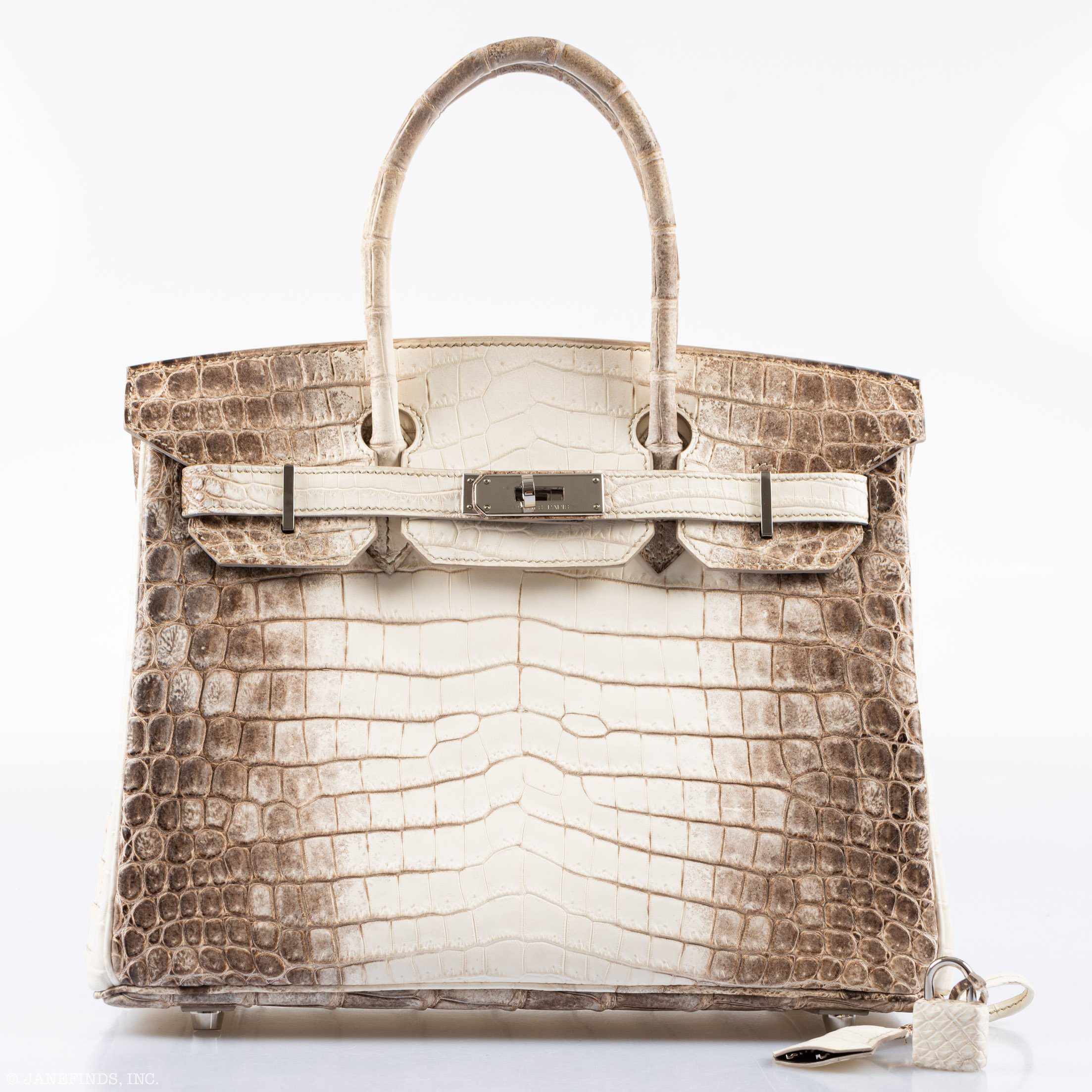 Hermès Birkin 30 Matte Himalaya Niloticus Crocodile Palladium Hardware - 2011