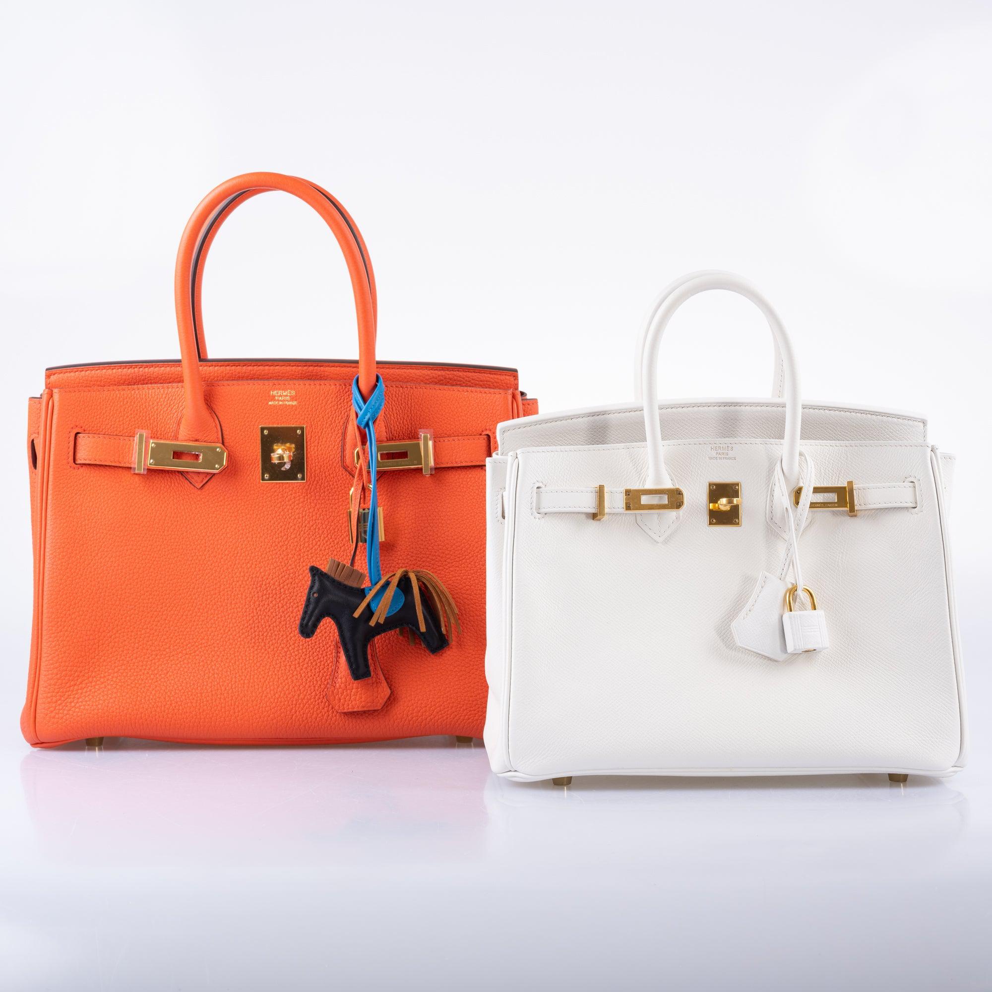 Hermès Birkin 30 Orange Poppy Togo Gold Hardware - 2017, A