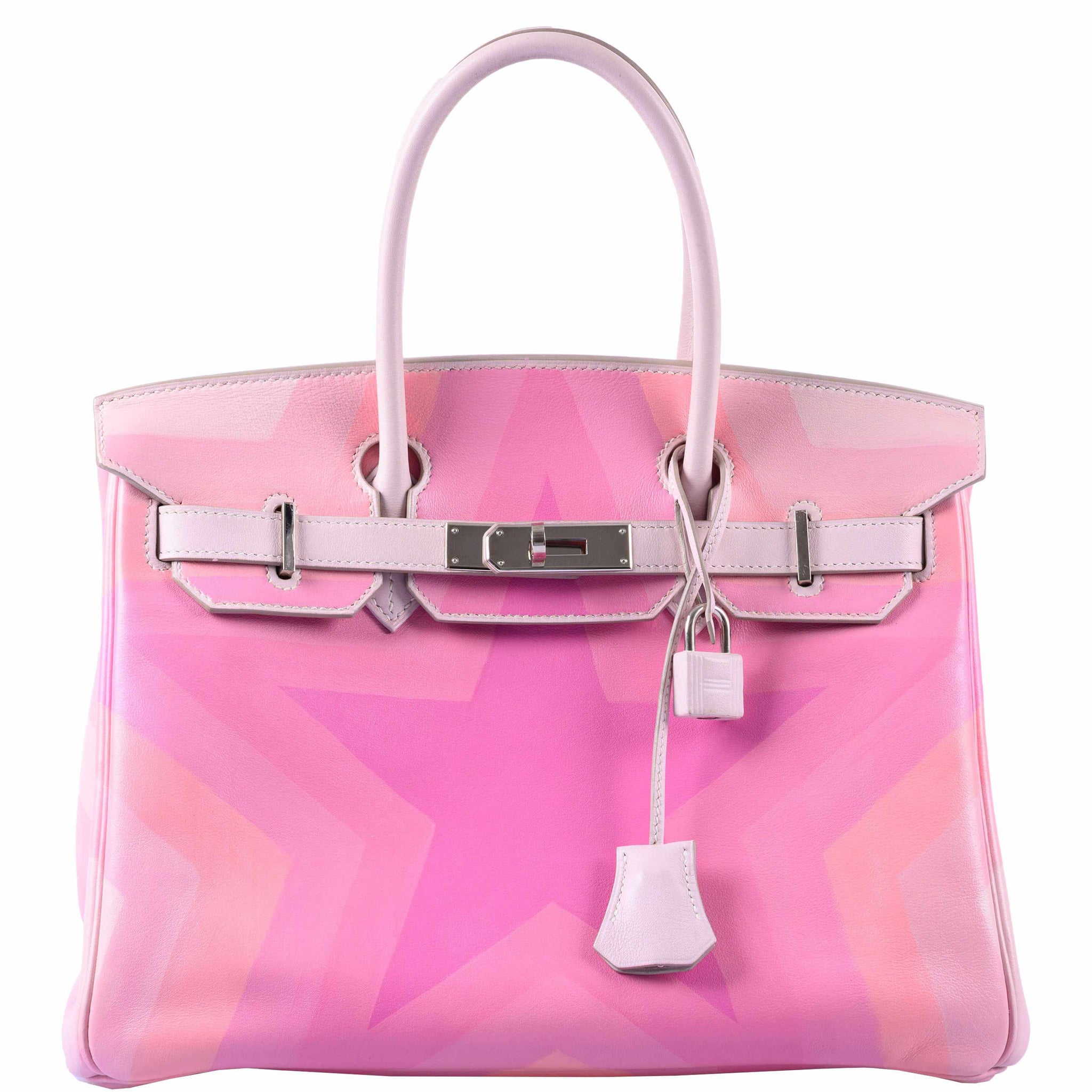 Hermès Birkin 30 “Pink Pulsar” Rose Drageé Star Swift Palladium Hardwa