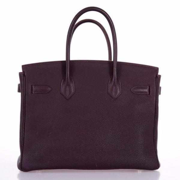 Hermès Birkin 30 Raisin Palladium Hardware