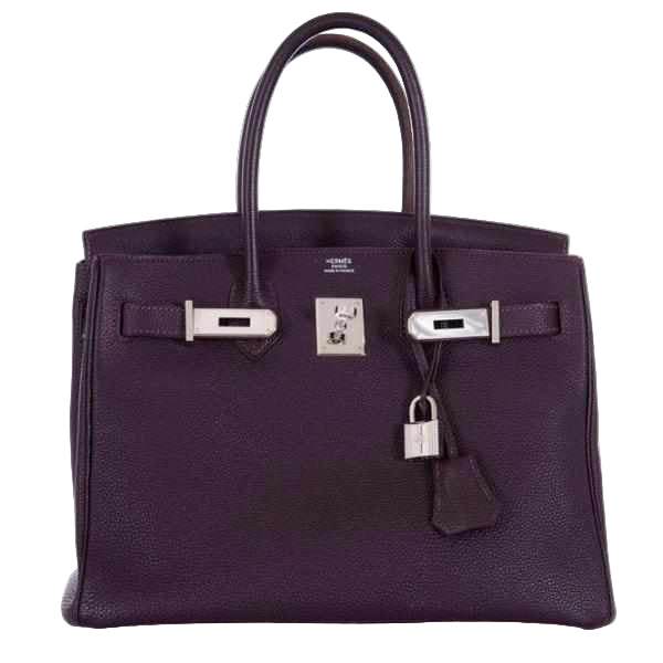 Hermès Birkin 30 Raisin Palladium Hardware
