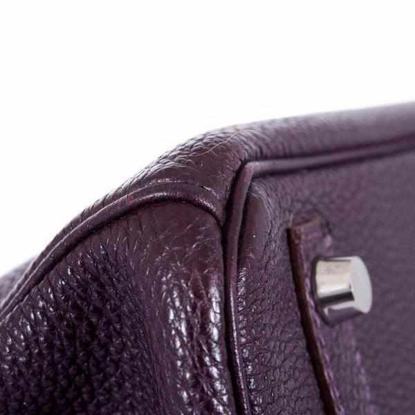 Hermès Birkin 30 Raisin Palladium Hardware