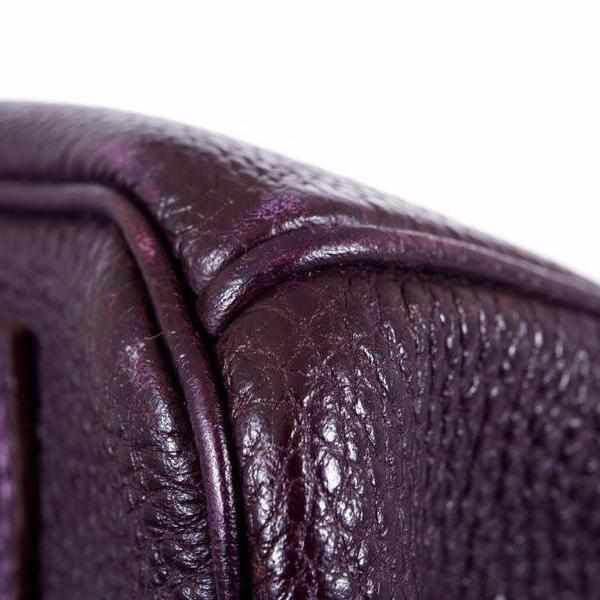 Hermès Birkin 30 Raisin Palladium Hardware