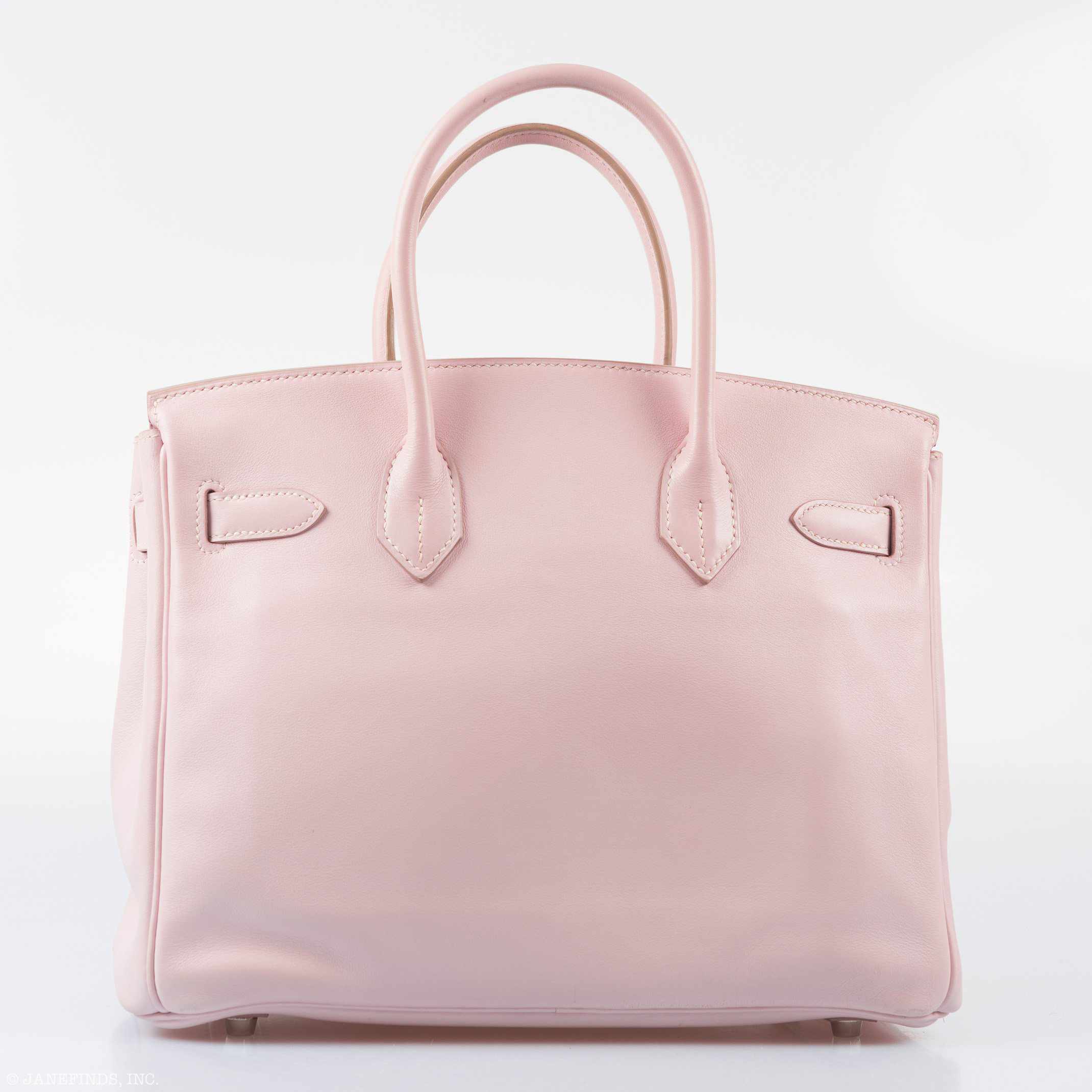 Hermès Birkin 30 Rose Dragee Swift Palladium Hardware