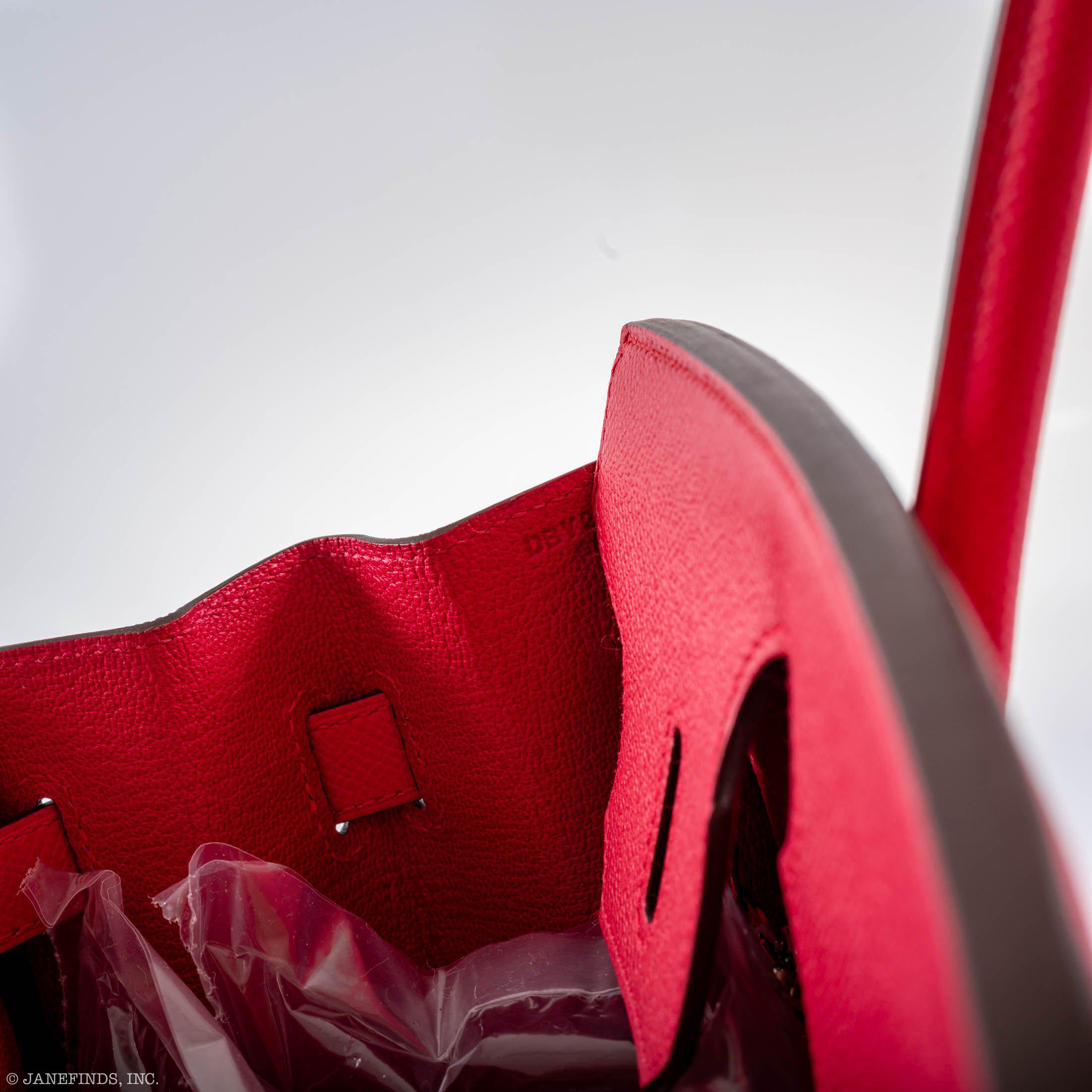 Hermès Birkin 30 Rose Extreme Epsom Palladium Hardware - 2020, Y