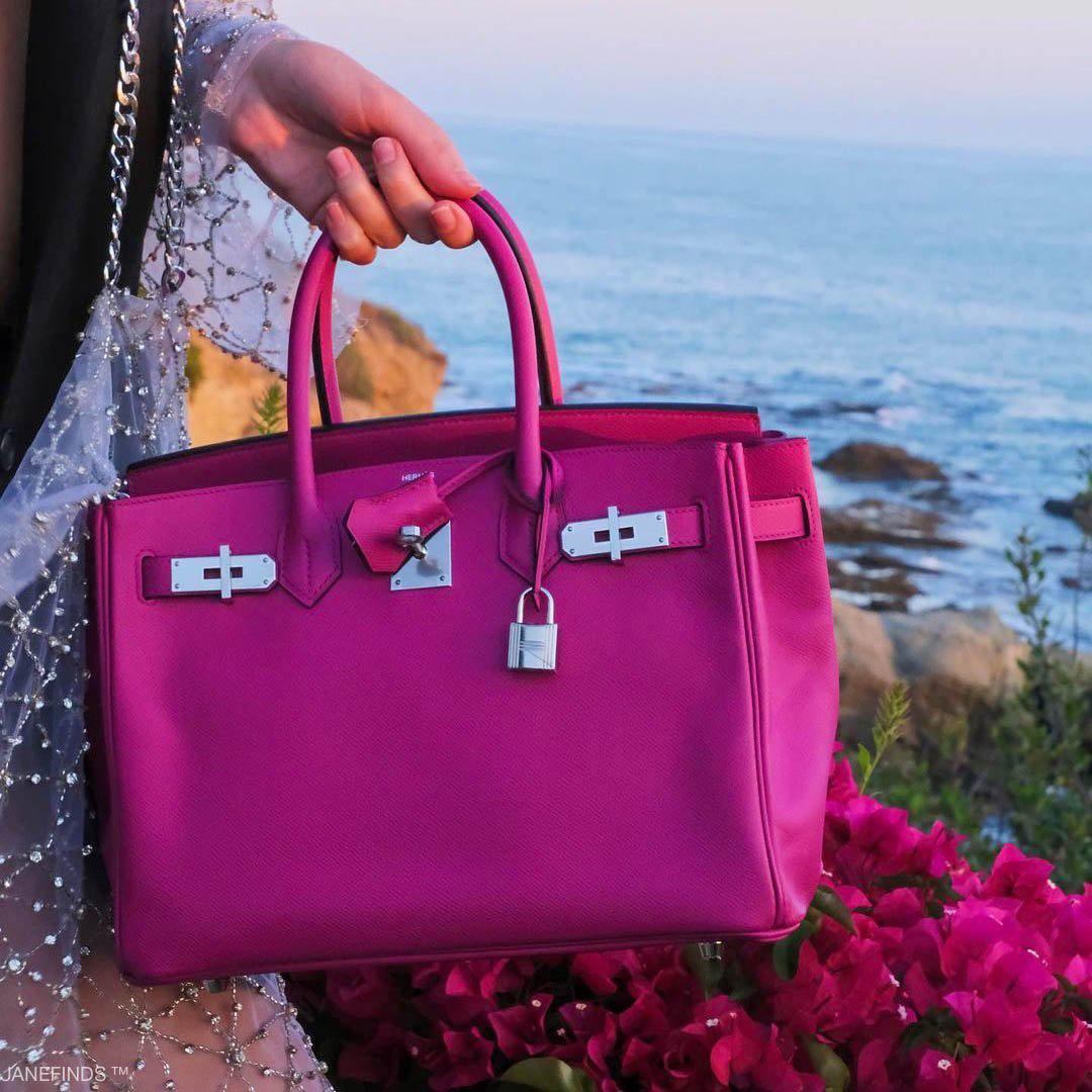 Hermès Birkin 30 Rose Pourpre Epsom with Palladium Hardware - 2018, C