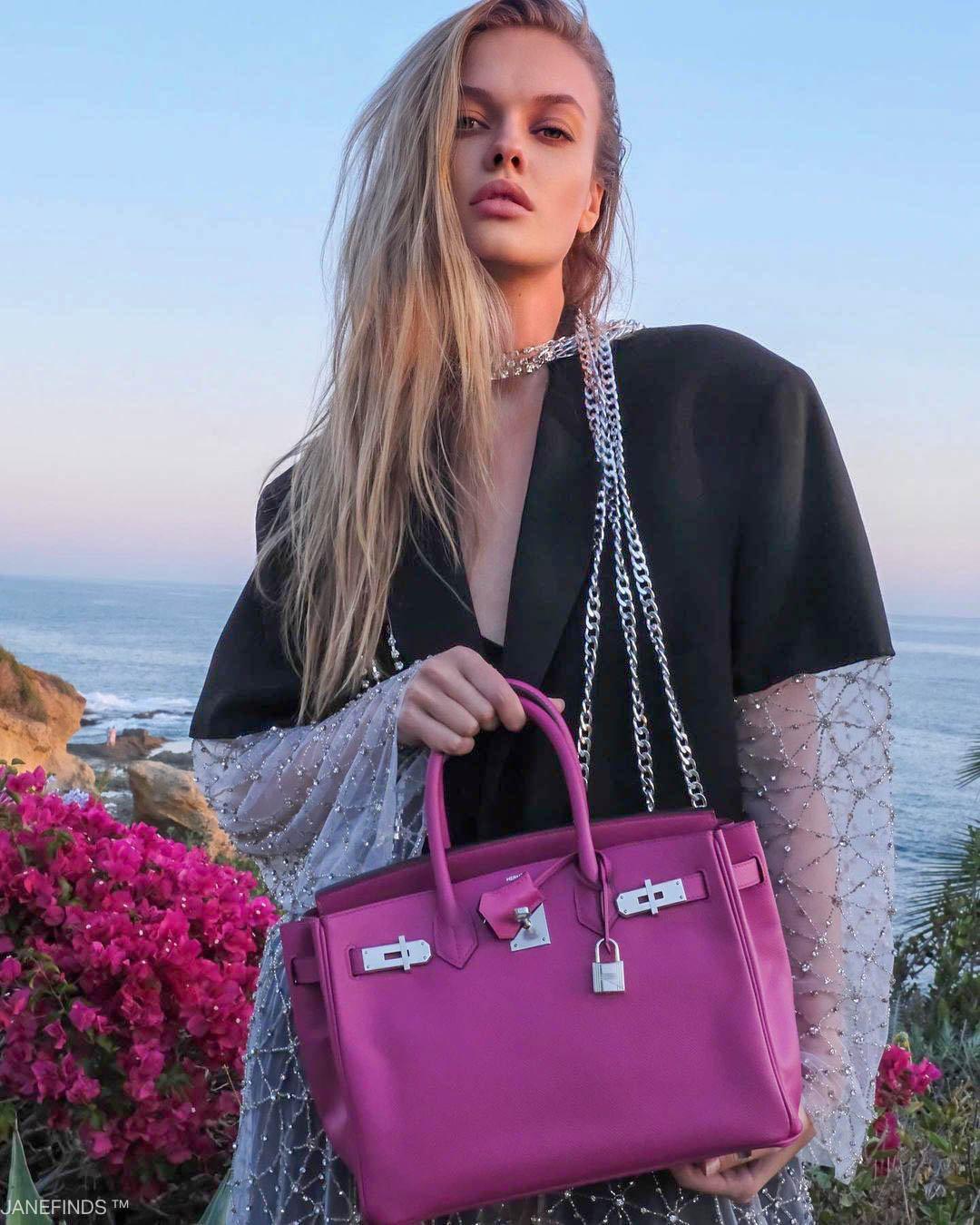 Hermès Birkin 30 Rose Pourpre Epsom with Palladium Hardware - 2018, C