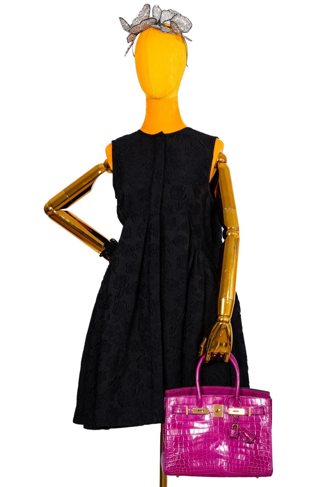 Hermès Birkin 30 Rose Scheherazade Shiny Niloticus Crocodile Gold Hardware