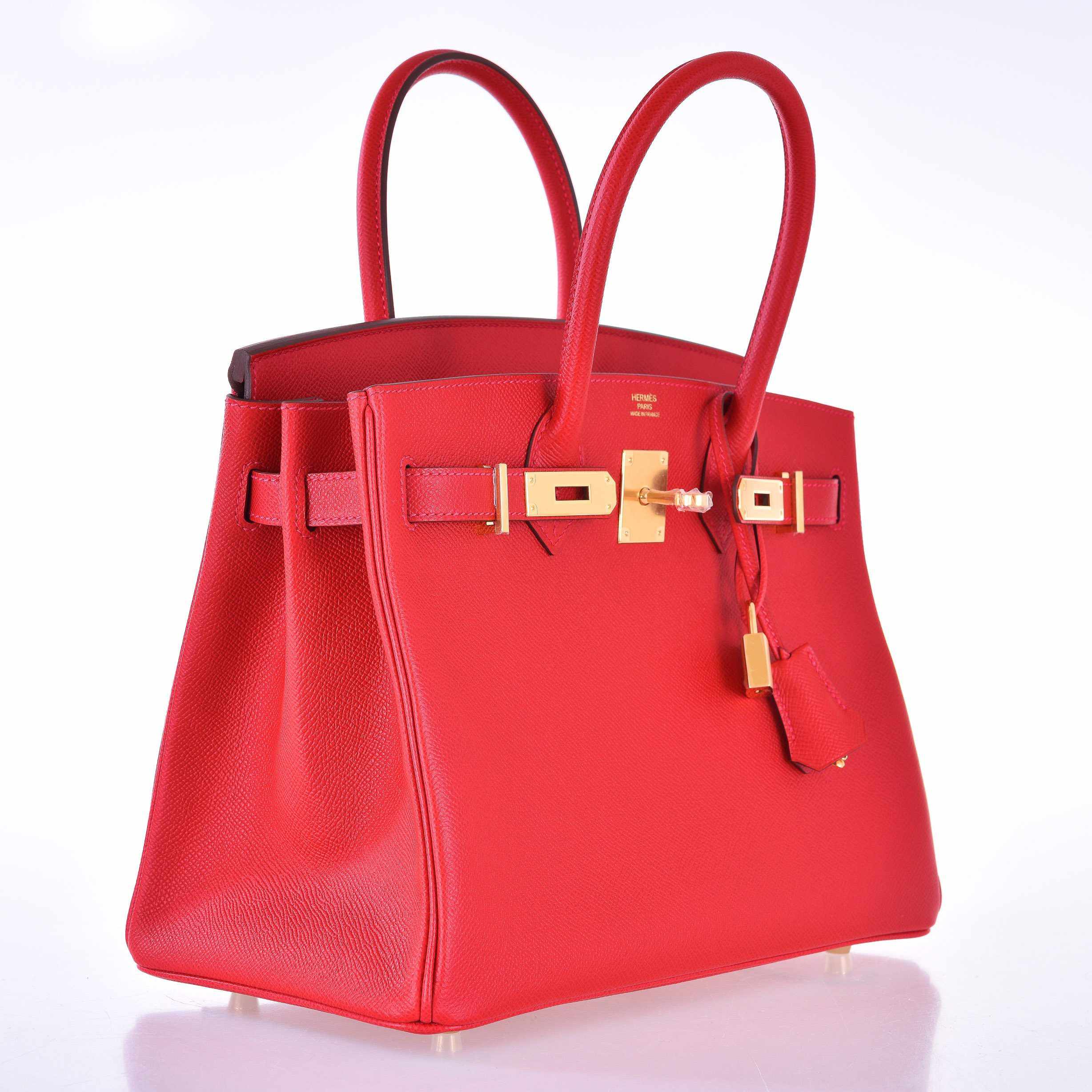 Hermès Birkin 30 Rouge Casaque Epsom Gold Hardware