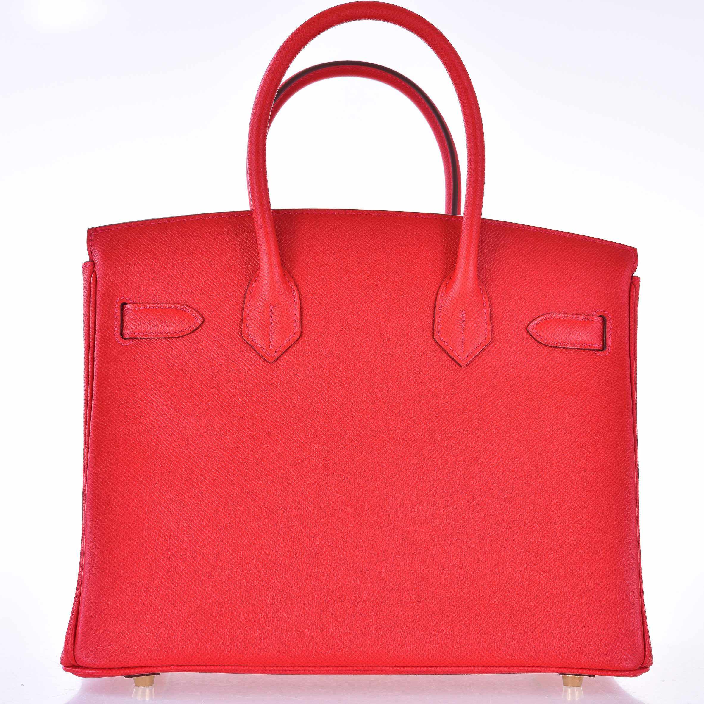 Hermès Birkin 30 Rouge Casaque Epsom Gold Hardware