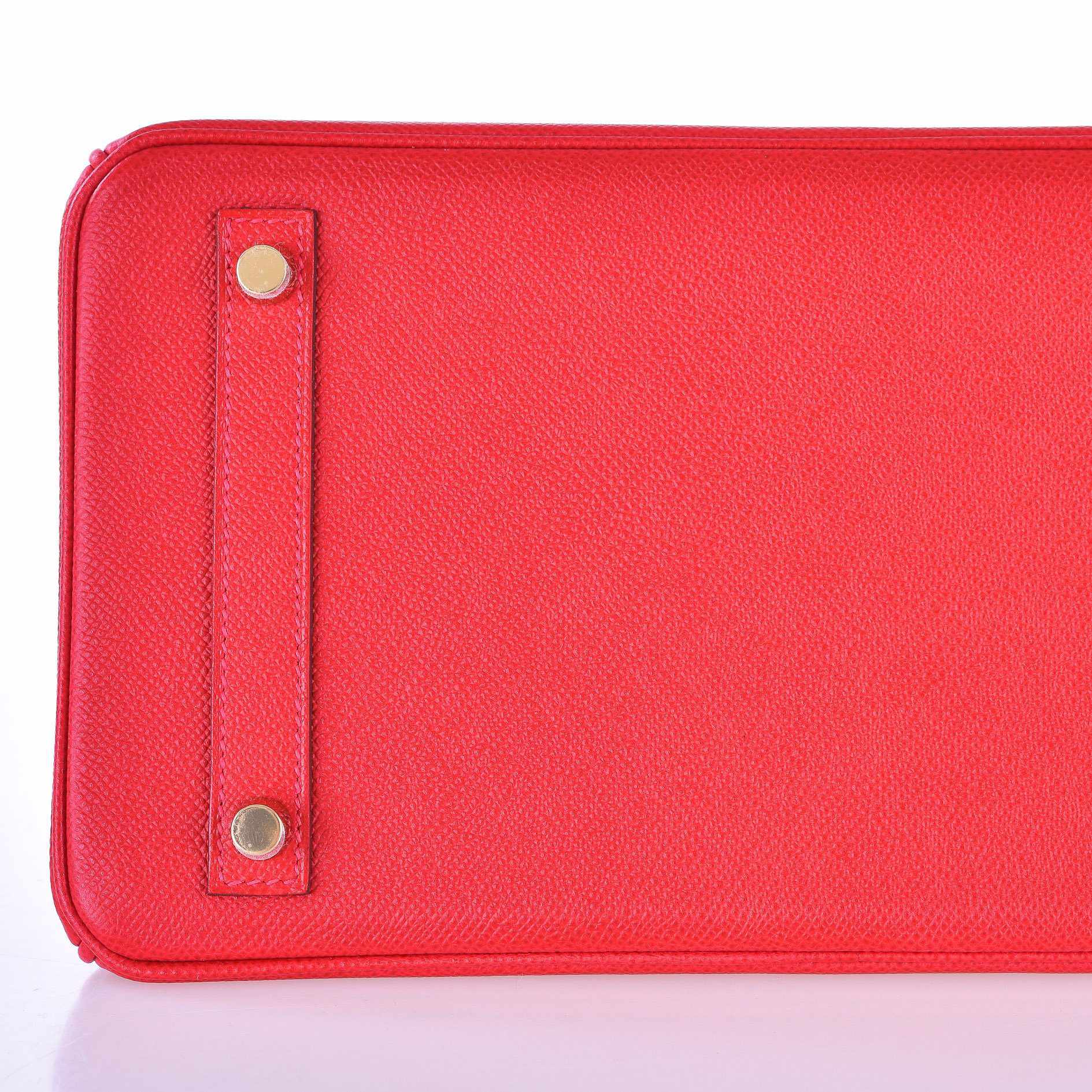 Hermès Birkin 30 Rouge Casaque Epsom Gold Hardware