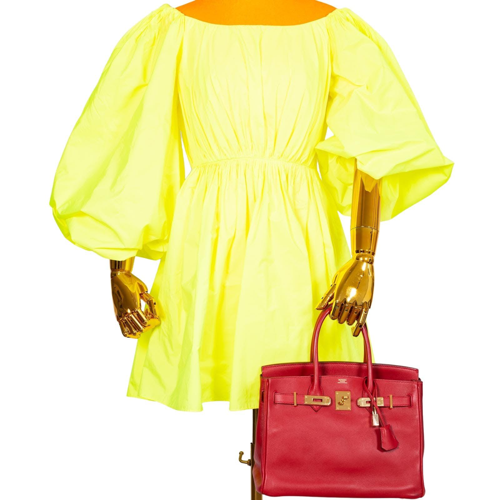 Hermès Birkin 30 Rouge Vif Swift with Gold Hardware