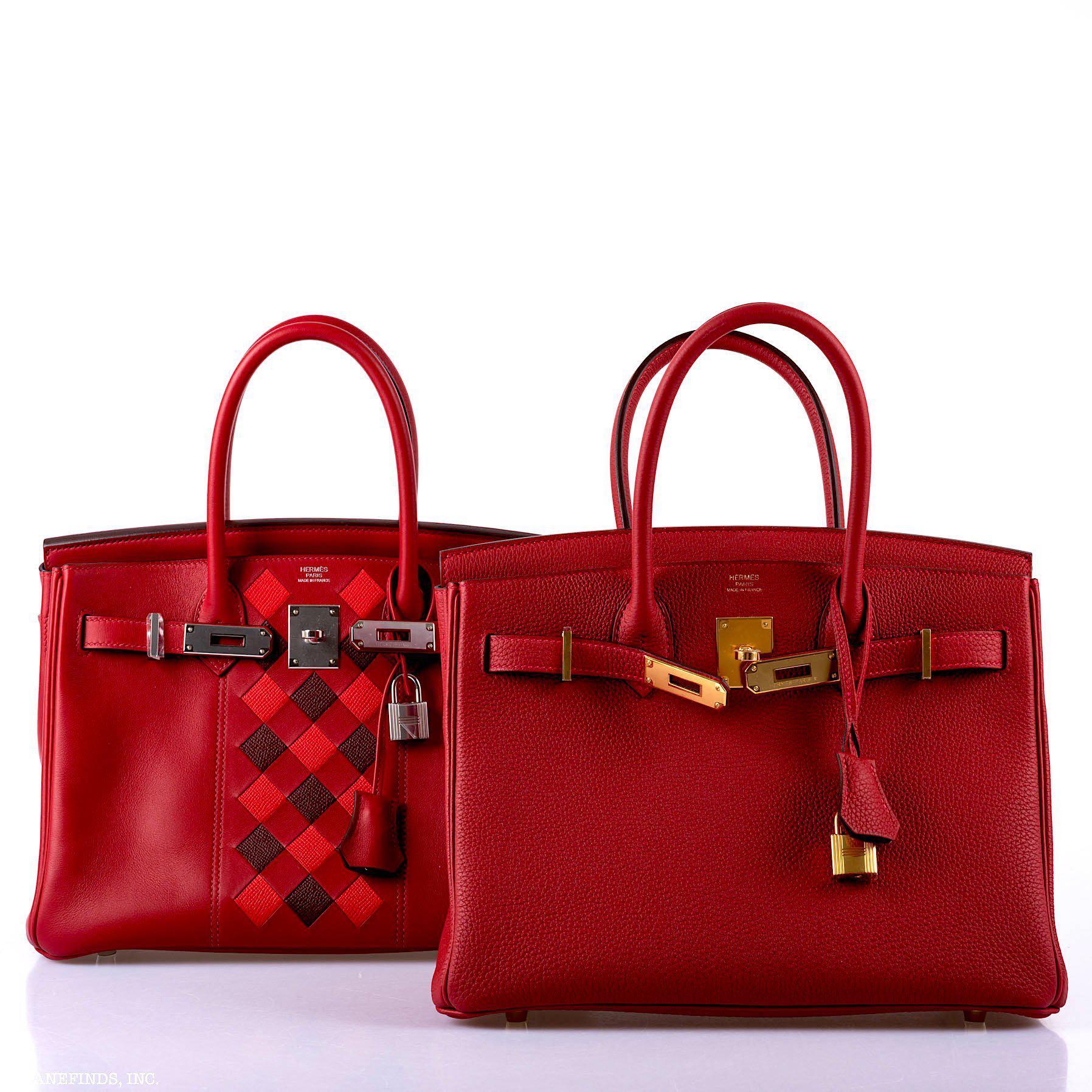 Hermès Birkin 30 Rouge Vif Togo Gold Hardware - 2020, Y