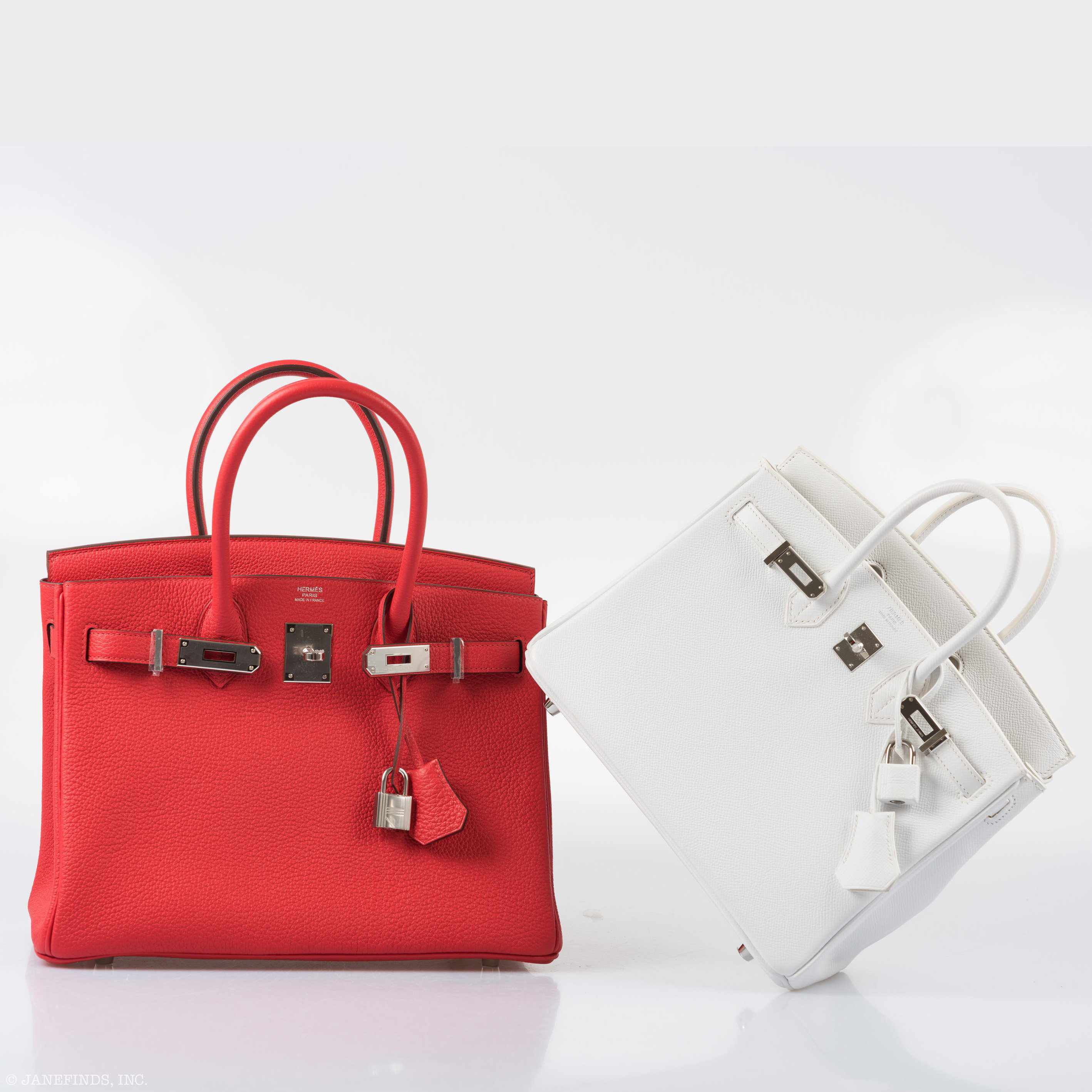 Hermès Birkin 30 Rouge de Coeur Togo Palladium Hardware