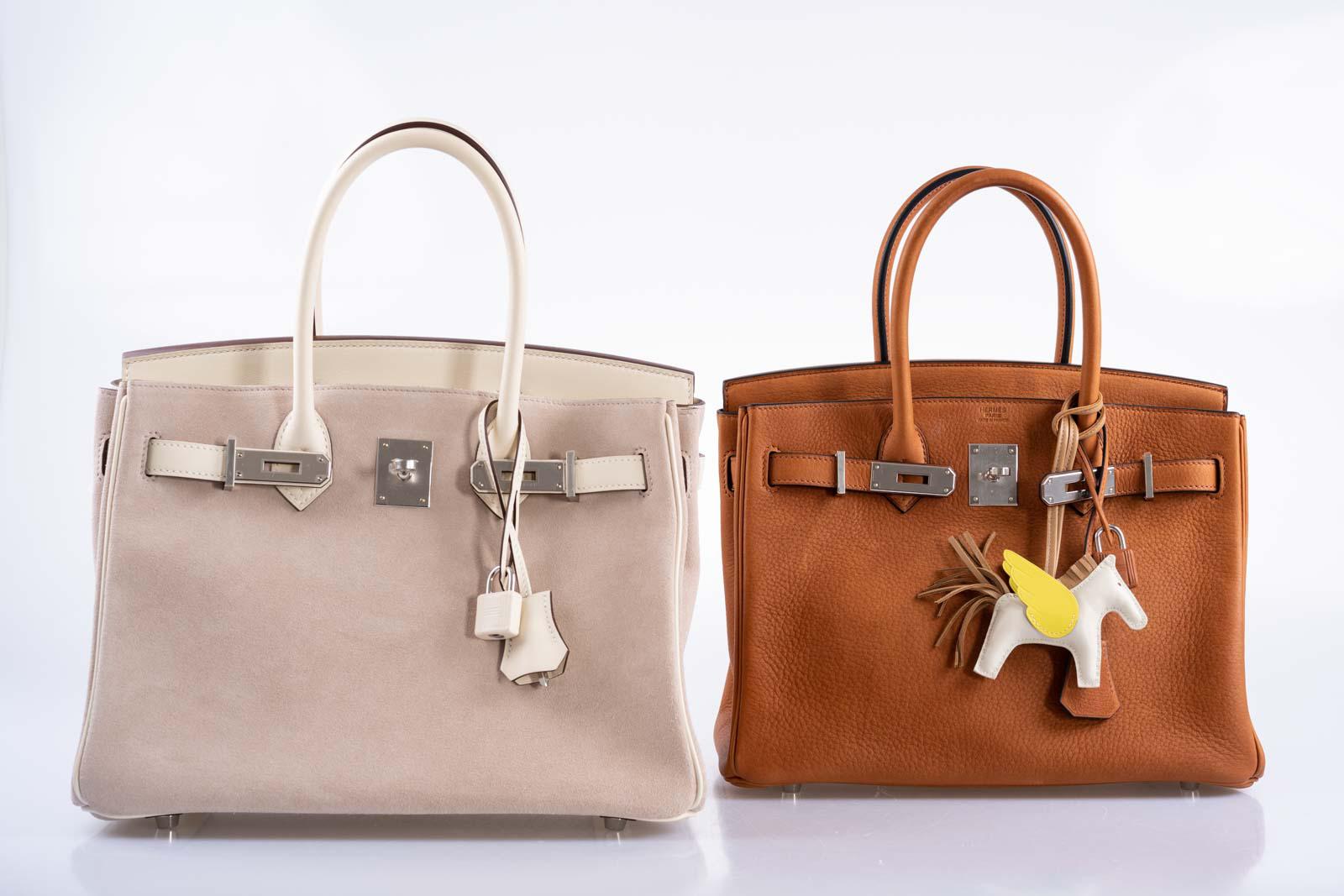 Hermès Birkin 30 Saddle Taurillon Palladium Hardware