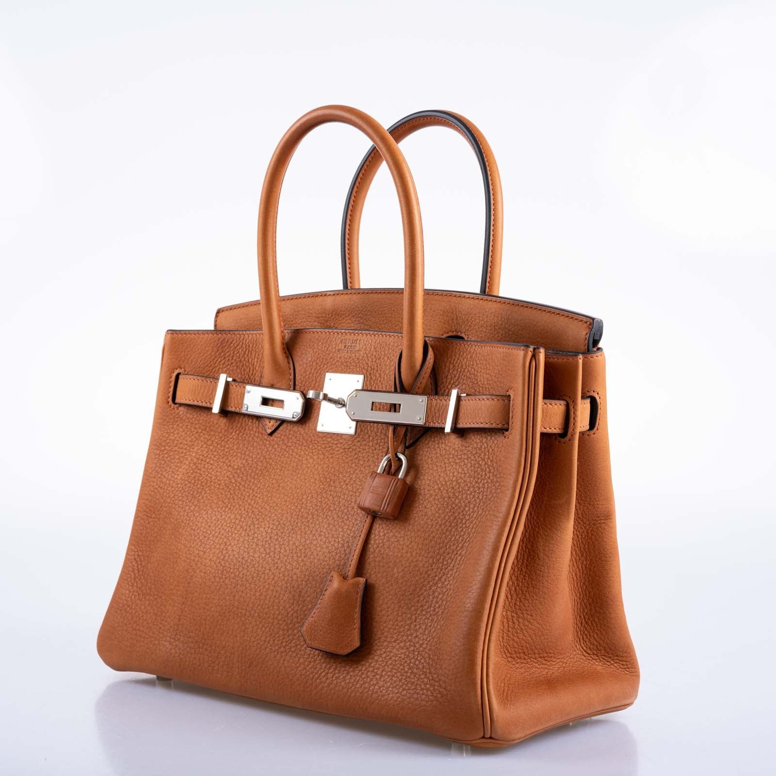 Hermès Birkin 30 Saddle Taurillon Palladium Hardware