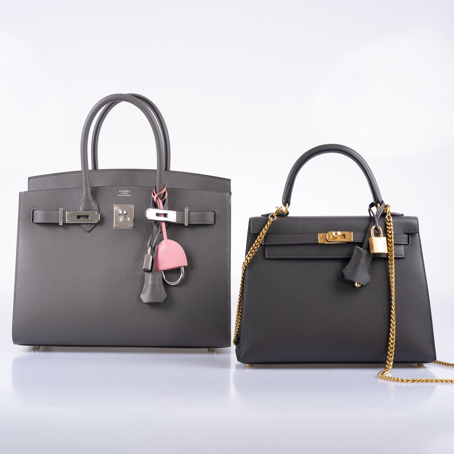 Hermès Birkin 30 Sellier Gris Meyer Epsom Palladium Hardware