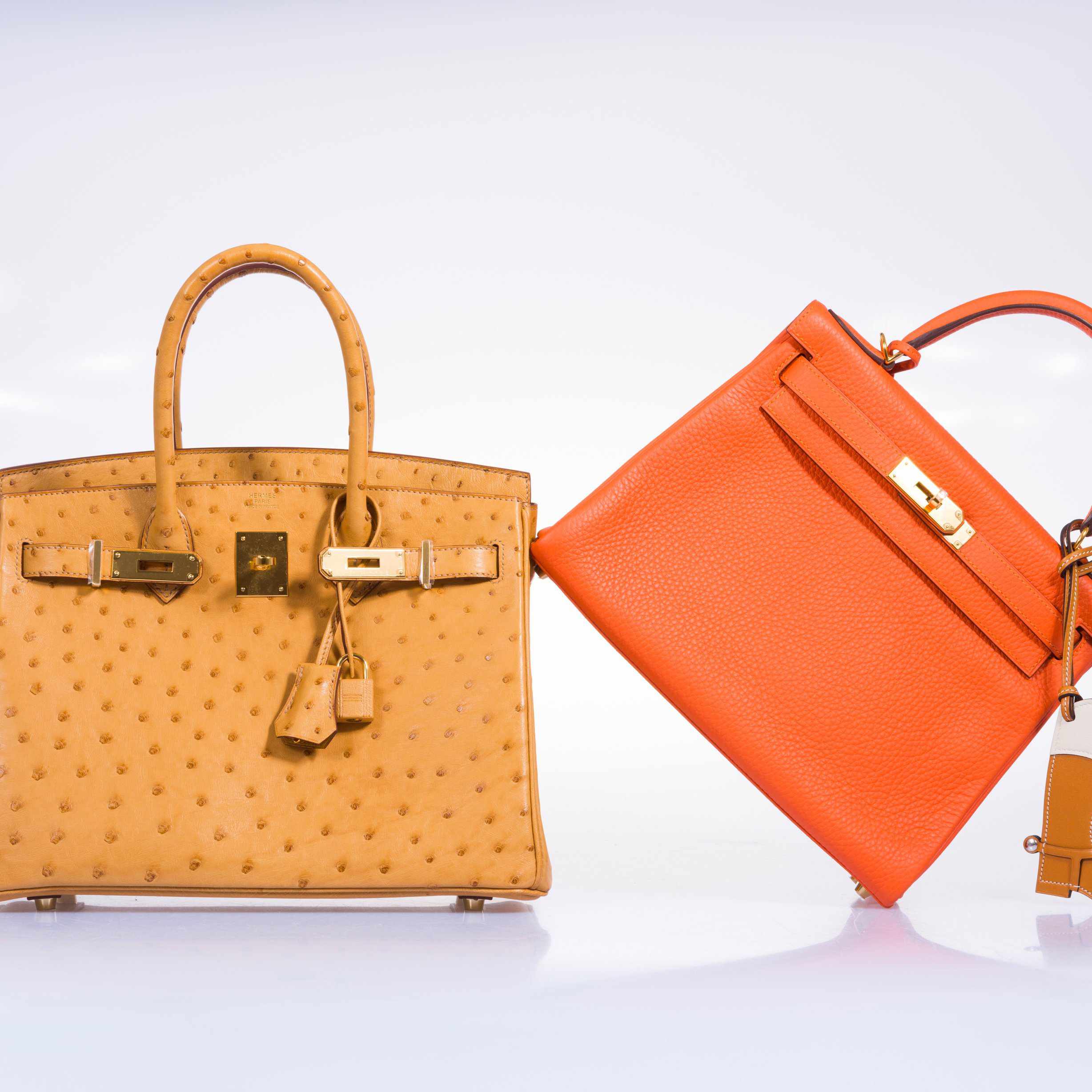 Hermès Birkin 30 Tabac Camel Ostrich Gold Hardware