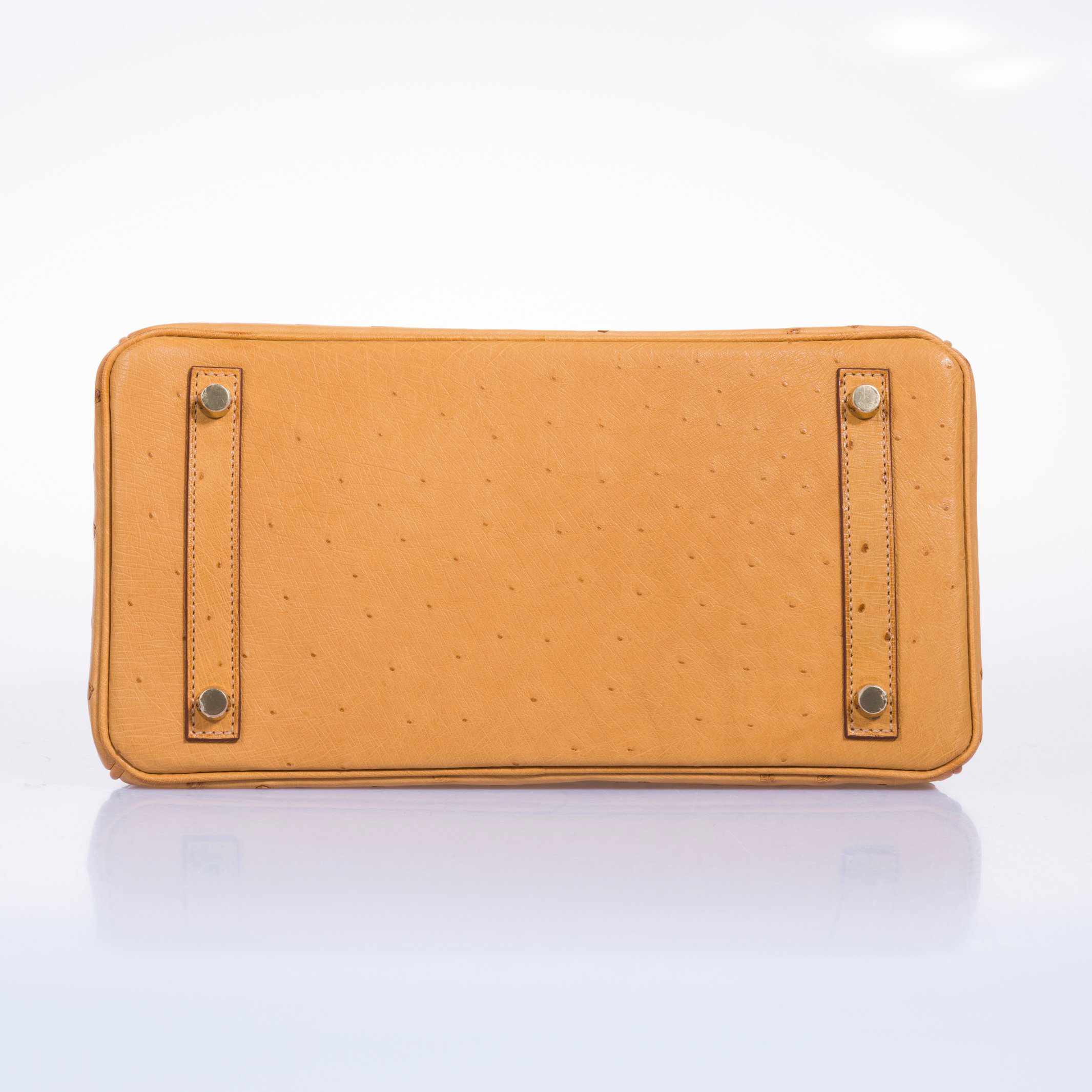 Hermès Birkin 30 Tabac Camel Ostrich Gold Hardware