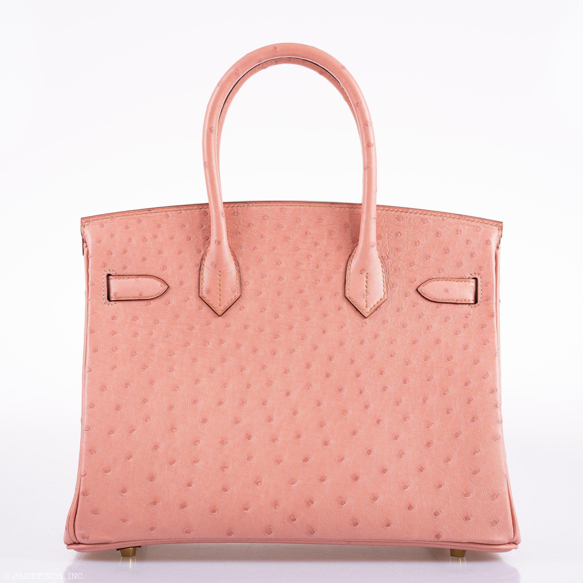 Hermès Birkin 30 Terre Cuite Ostrich Gold Hardware - 2020, Y