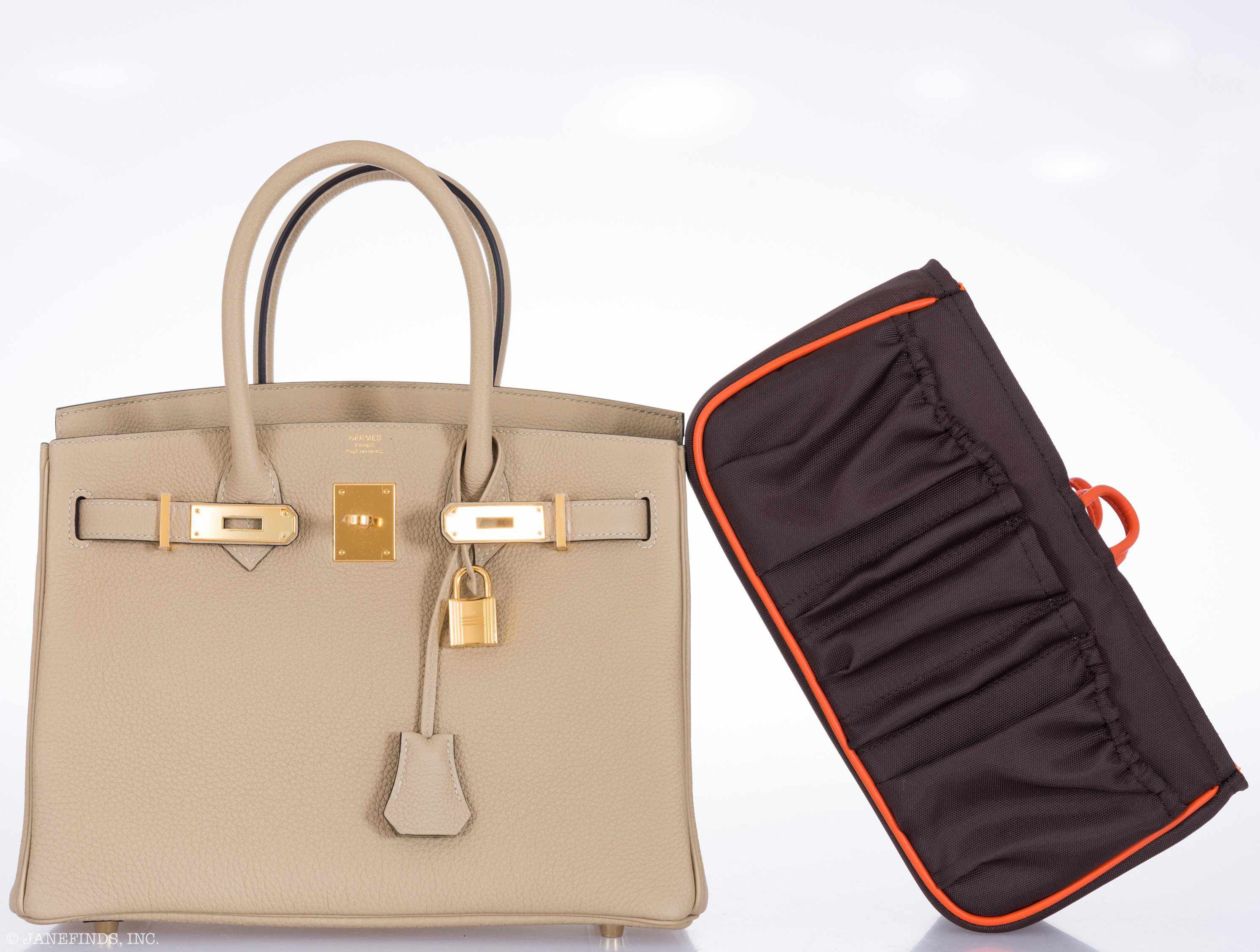 Hermès Birkin 30 Trench Togo Gold Hardware