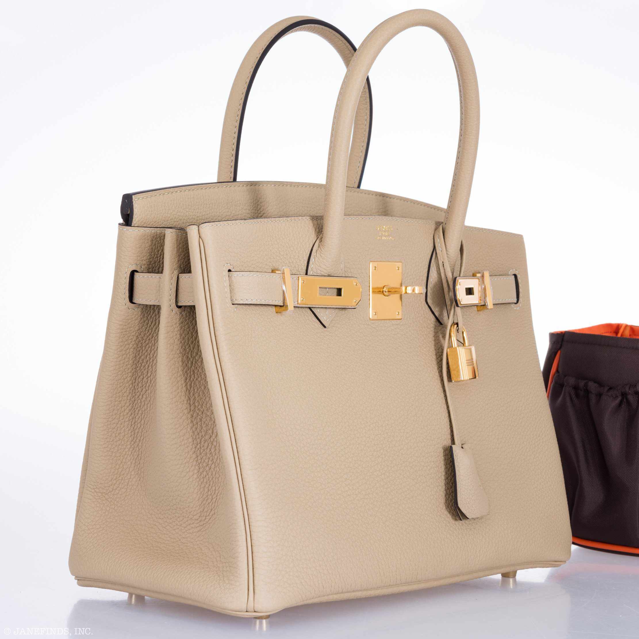 Hermès Birkin 30 Trench Togo Gold Hardware