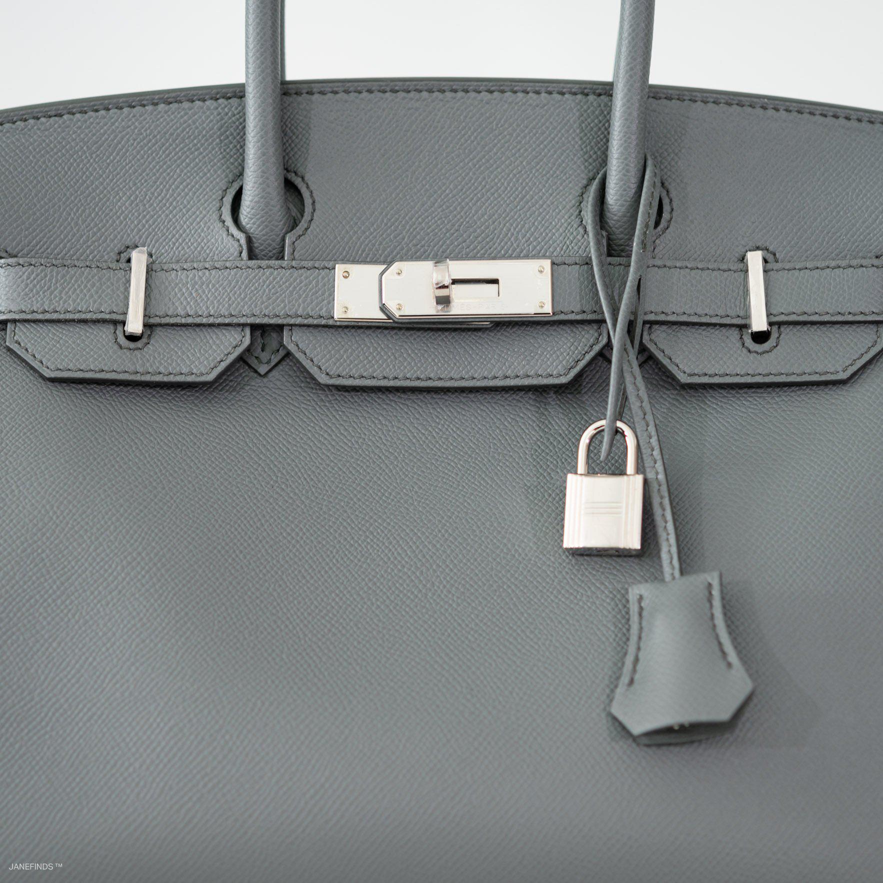 Hermès Birkin 30 Vert Amande Epsom with Palladium Hardware - 2021, Z