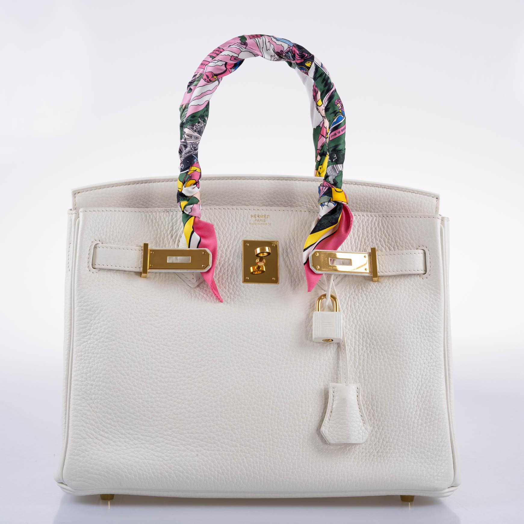 Hermès Birkin 30 White Clemence with Gold Hardware - 2016, X