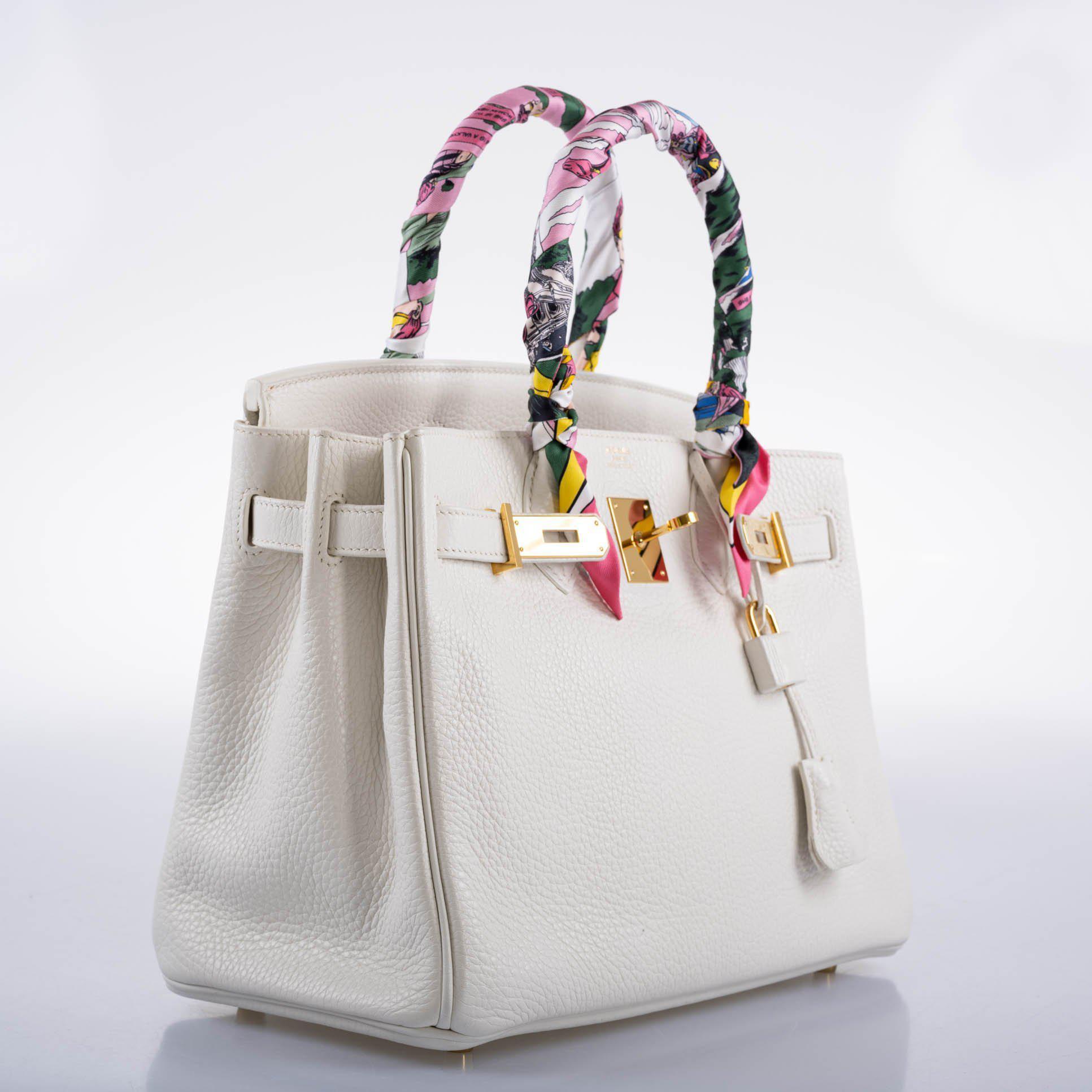 Hermès Birkin 30 White Clemence with Gold Hardware - 2016, X