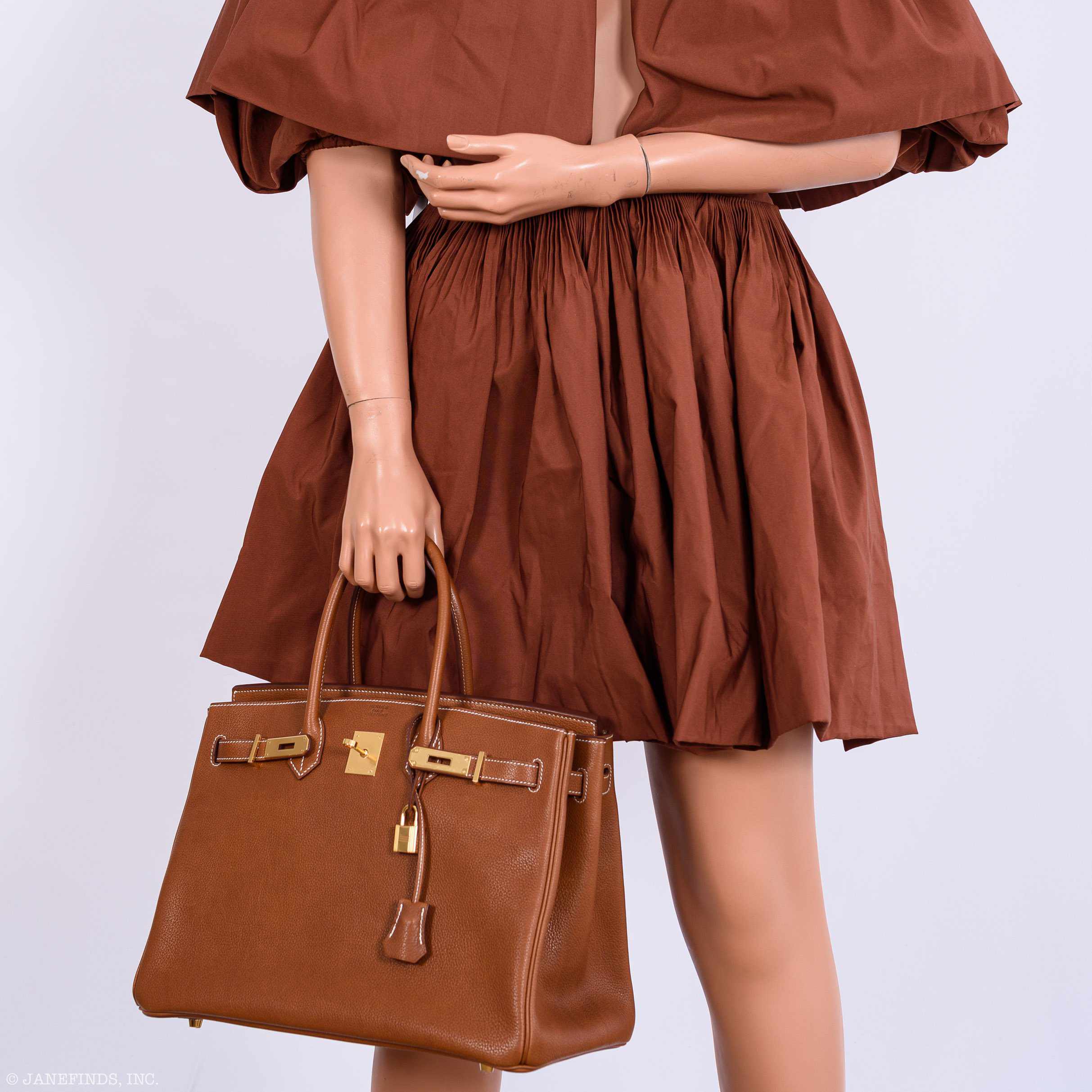 Hermès Birkin 35 Barenia Faubourg Gold Hardware